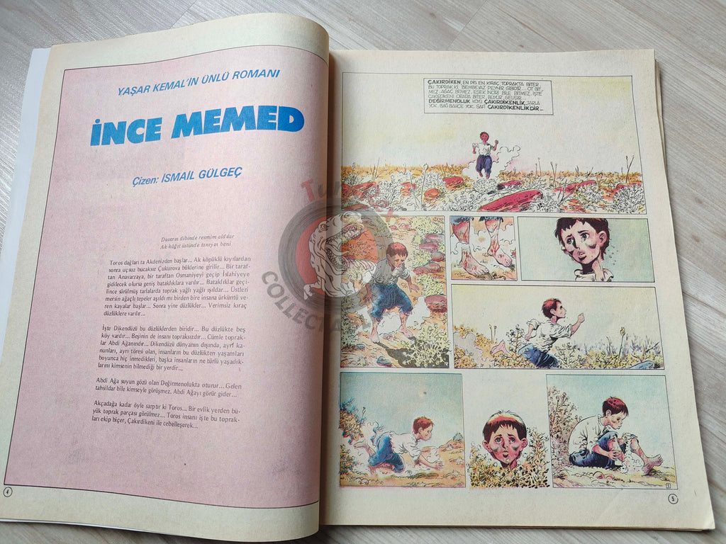 Milliyet Çocuk #31 1979 Turkish Comic Turkey Joyas Literarias Juveniles #60 Mark Twain