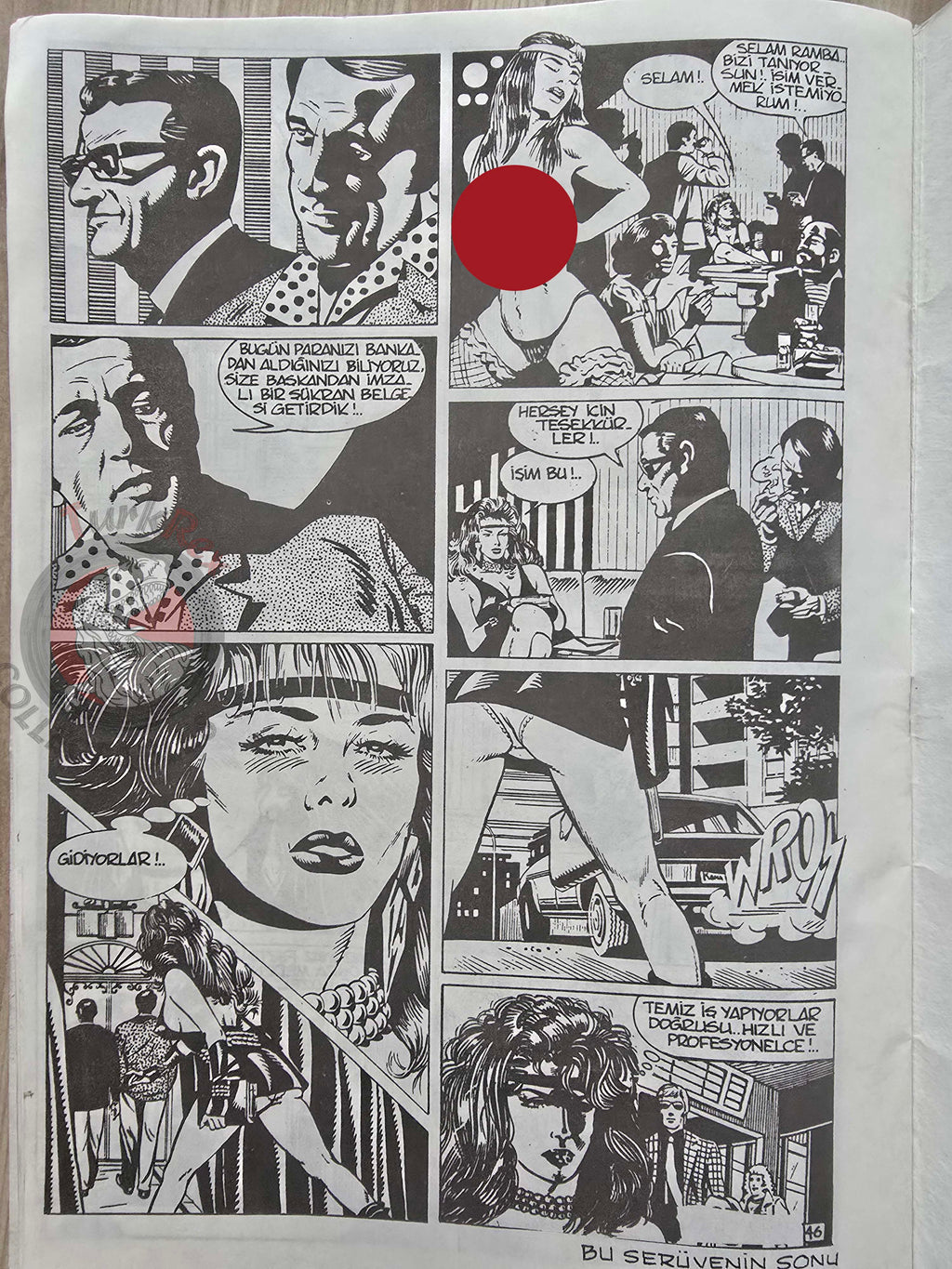 Ramba #1 1994 Notte violenta Turkish Comic Turkey Eros Comix Erotic