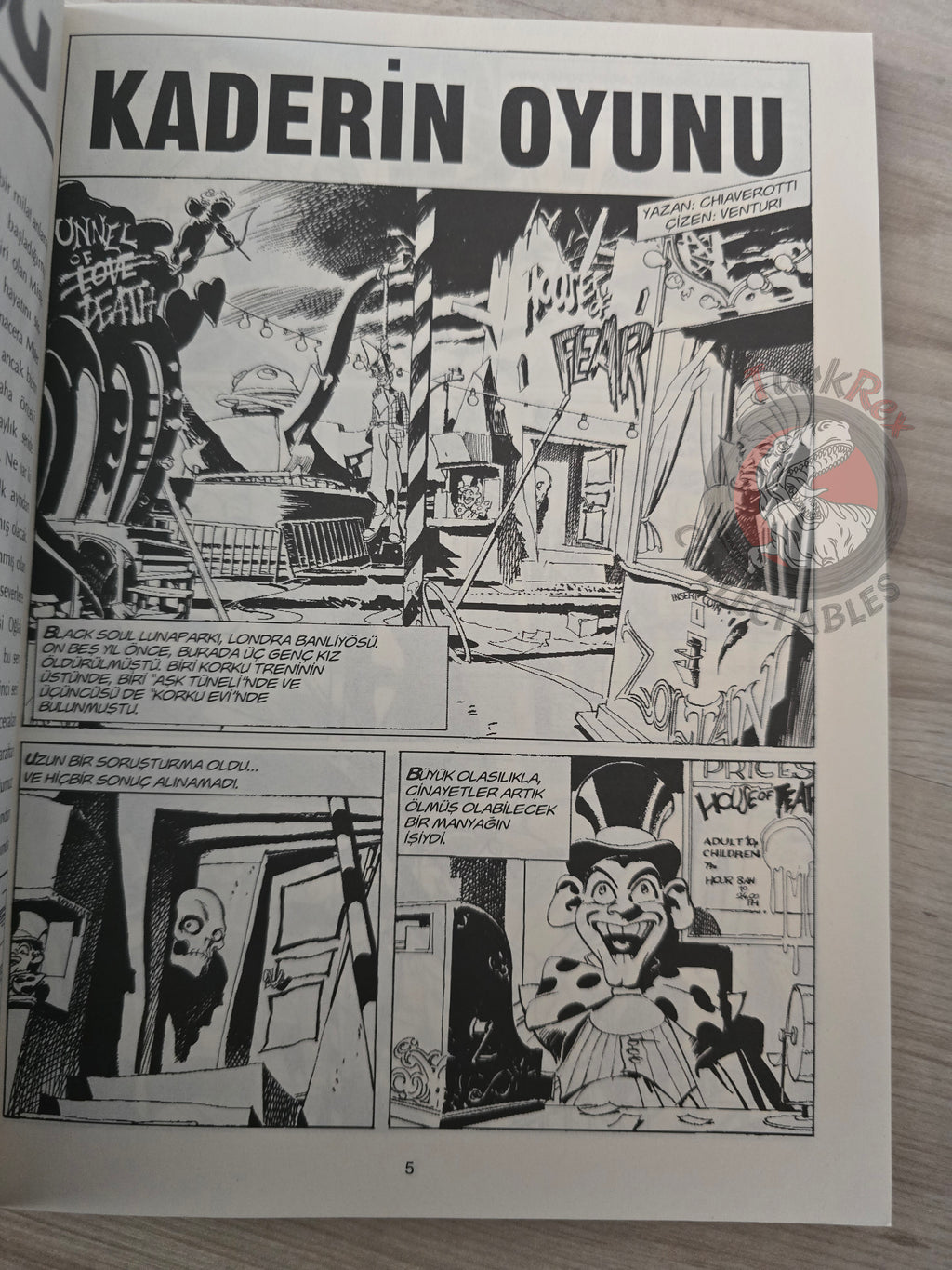 Dylan Dog #20 2016 Turkish Comic Turkey #118 Il gioco del destino
