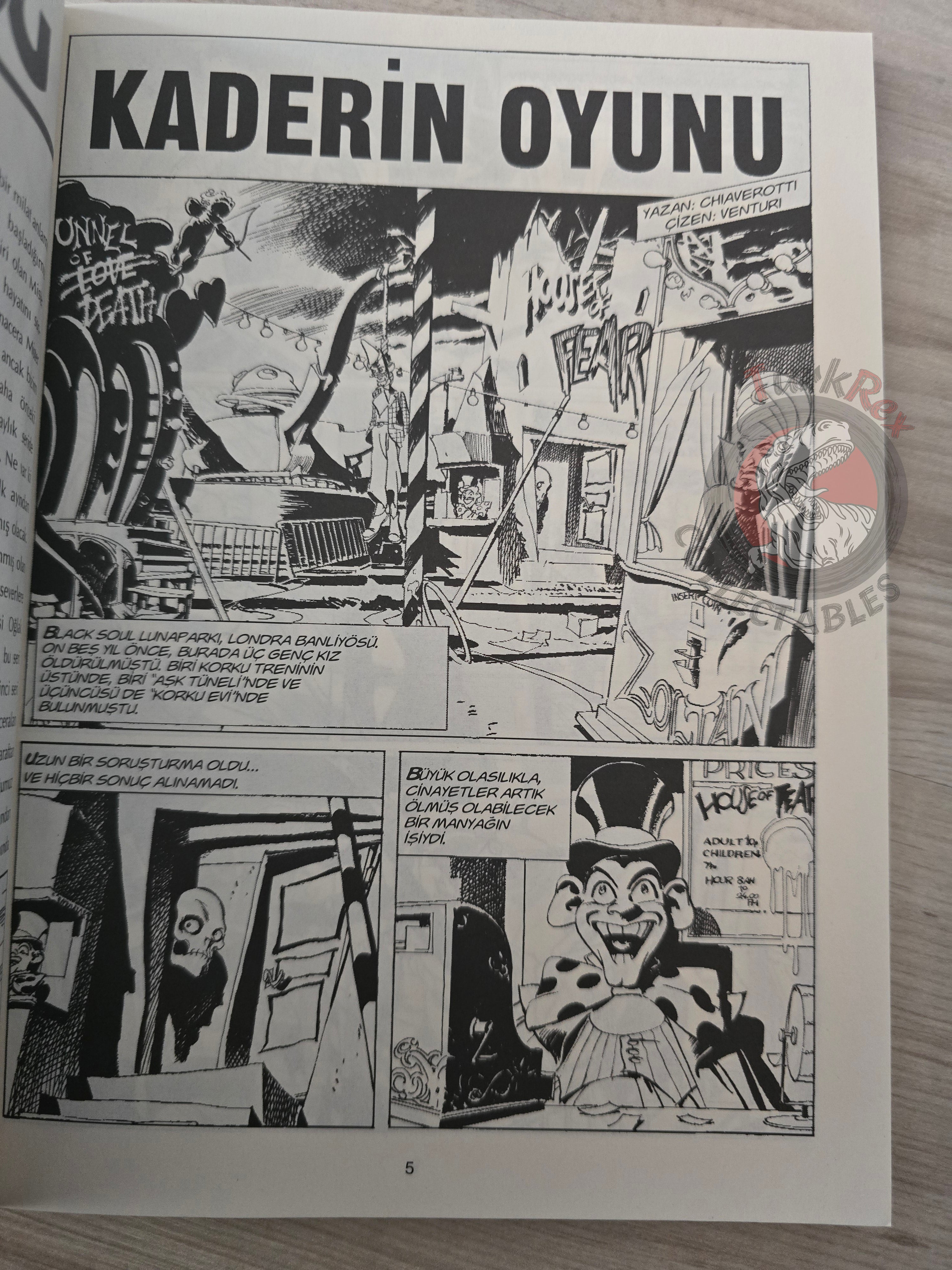 Dylan Dog #20 2016 Turkish Comic Turkey #118 Il gioco del destino