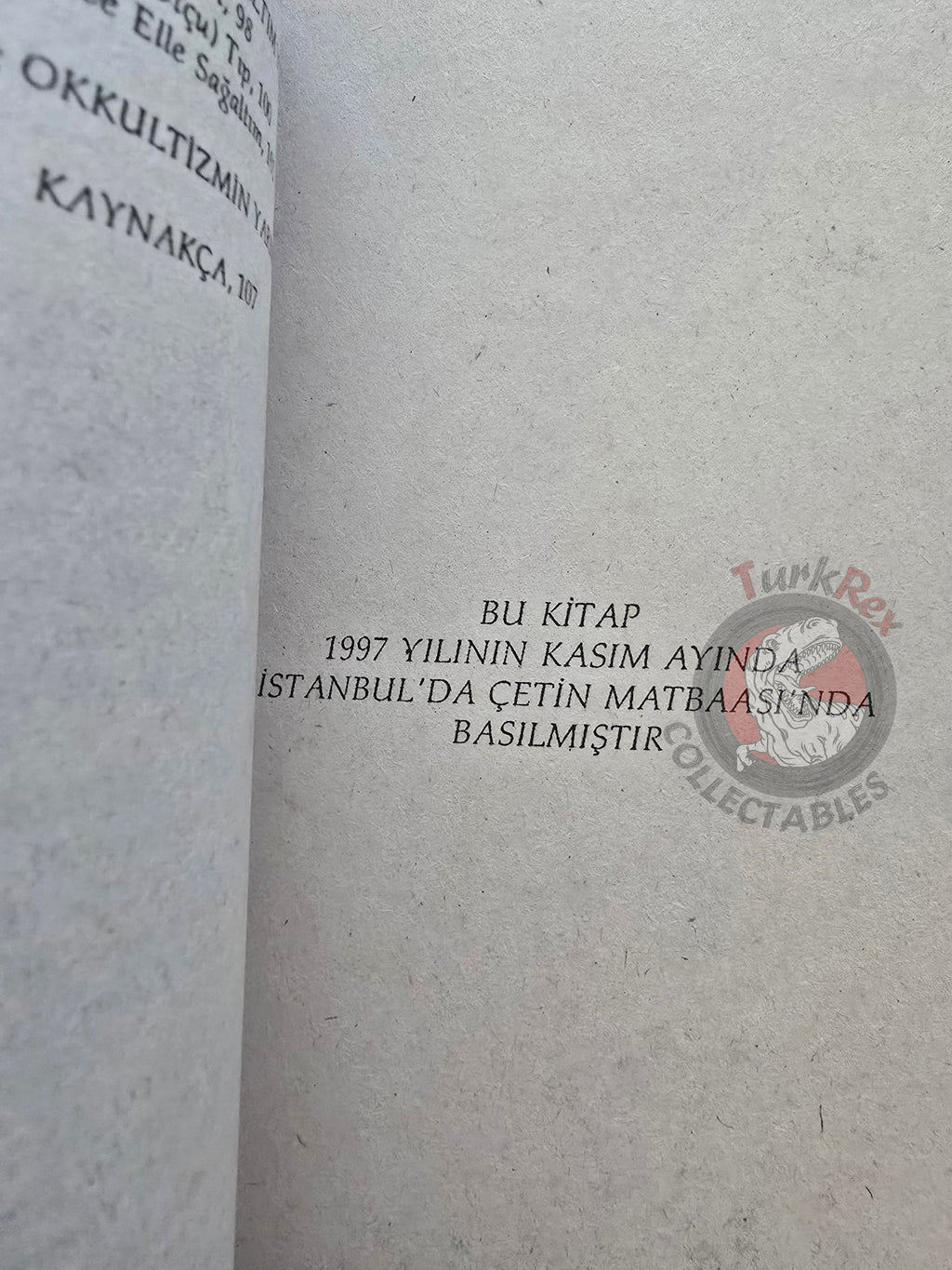 Occultism 1997 Turkish Book Turkey Esotericism Mysticism