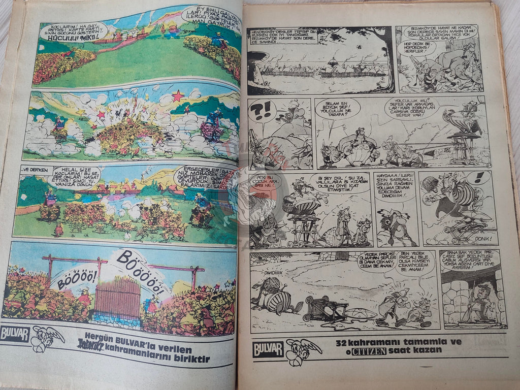 Asterix – Asterix and the Great Divide 1986 Turkish Edition Comic Turkey