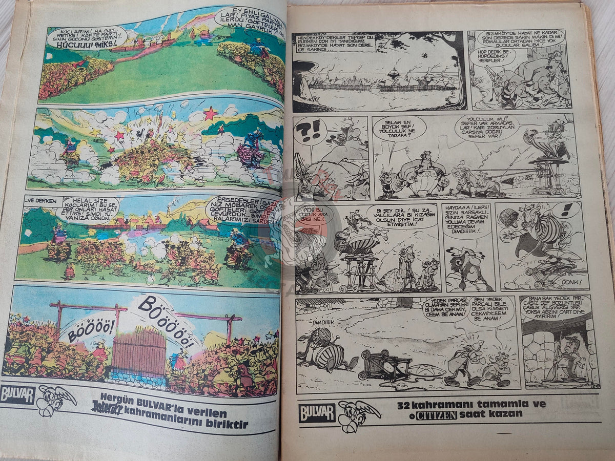 Asterix – Asterix and the Great Divide 1986 Turkish Edition Comic Turkey