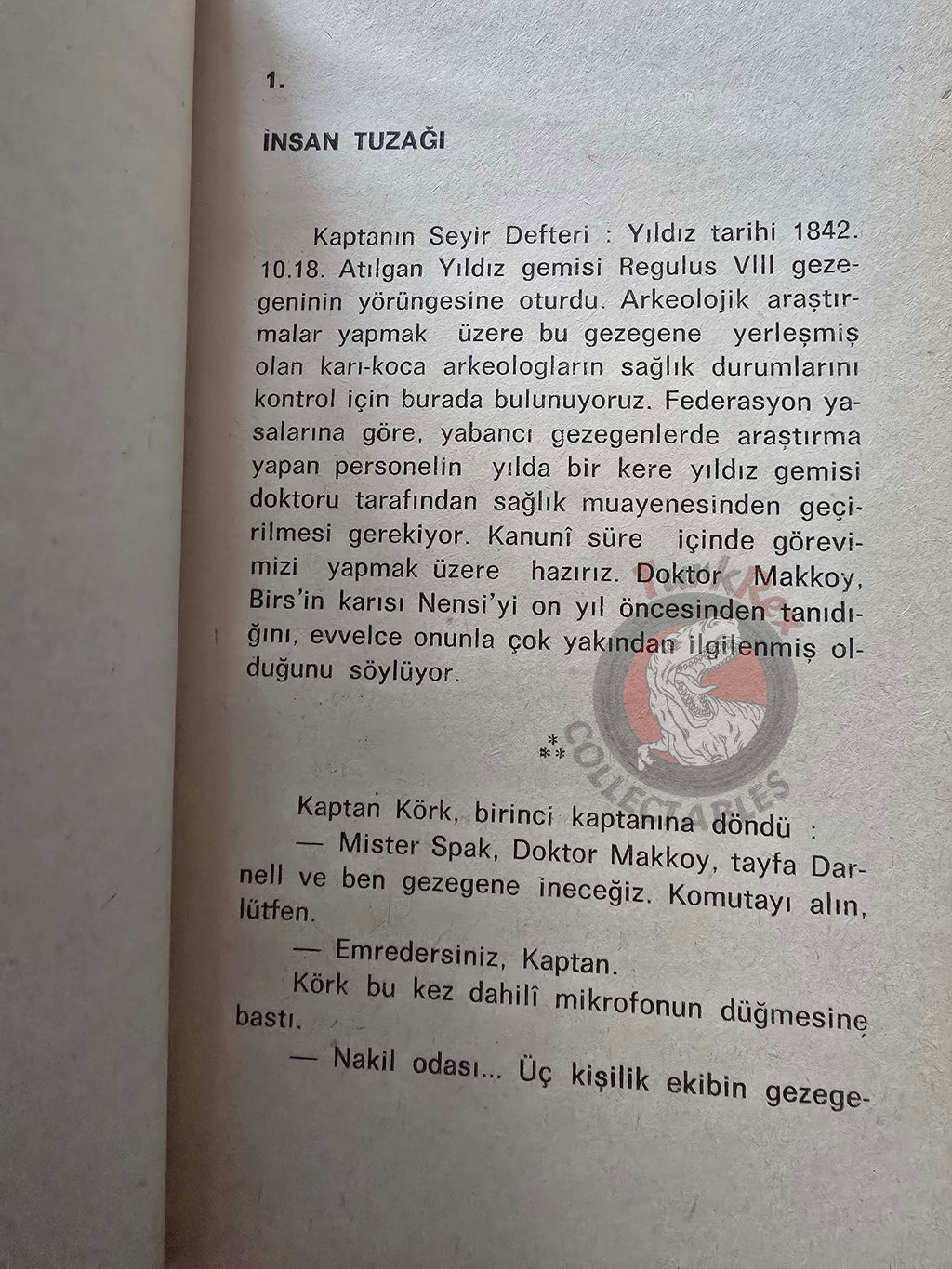 Star Trek 4 – James Blish 1973 1st Turkish Book Turkey