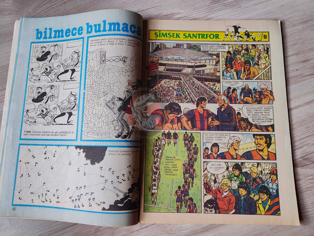 Milliyet Çocuk #49 1984 Turkish Comic Turkey Michael Jackson Lucky Luke Eric Castel Robin Dubois