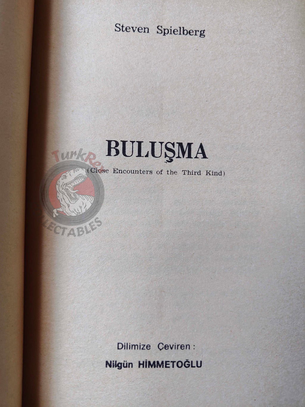 Steven Spielberg – Close Encounters of the Third Kind 1978 1st Turkish Book Turkey