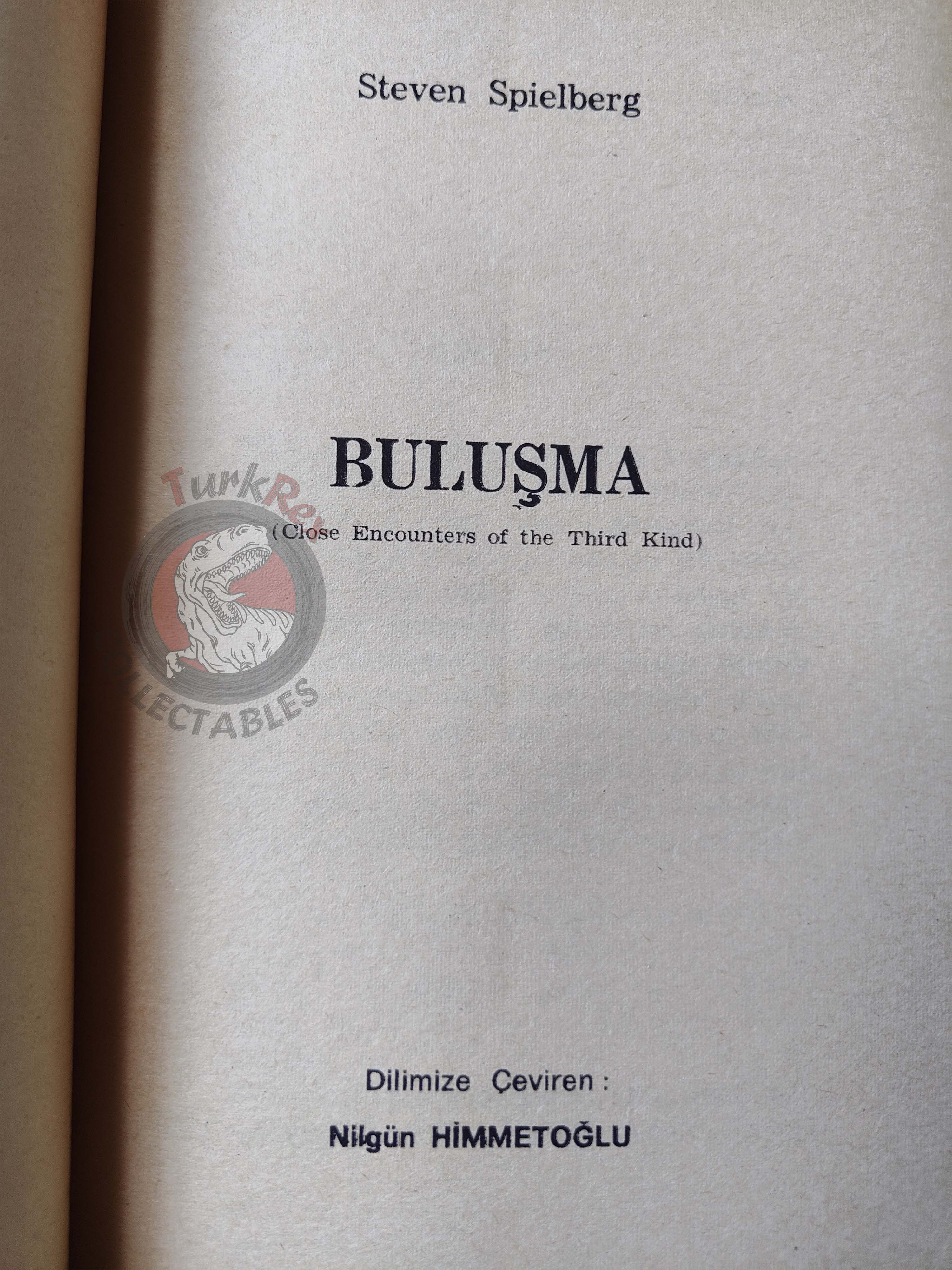 Steven Spielberg – Close Encounters of the Third Kind 1978 1st Turkish Book Turkey