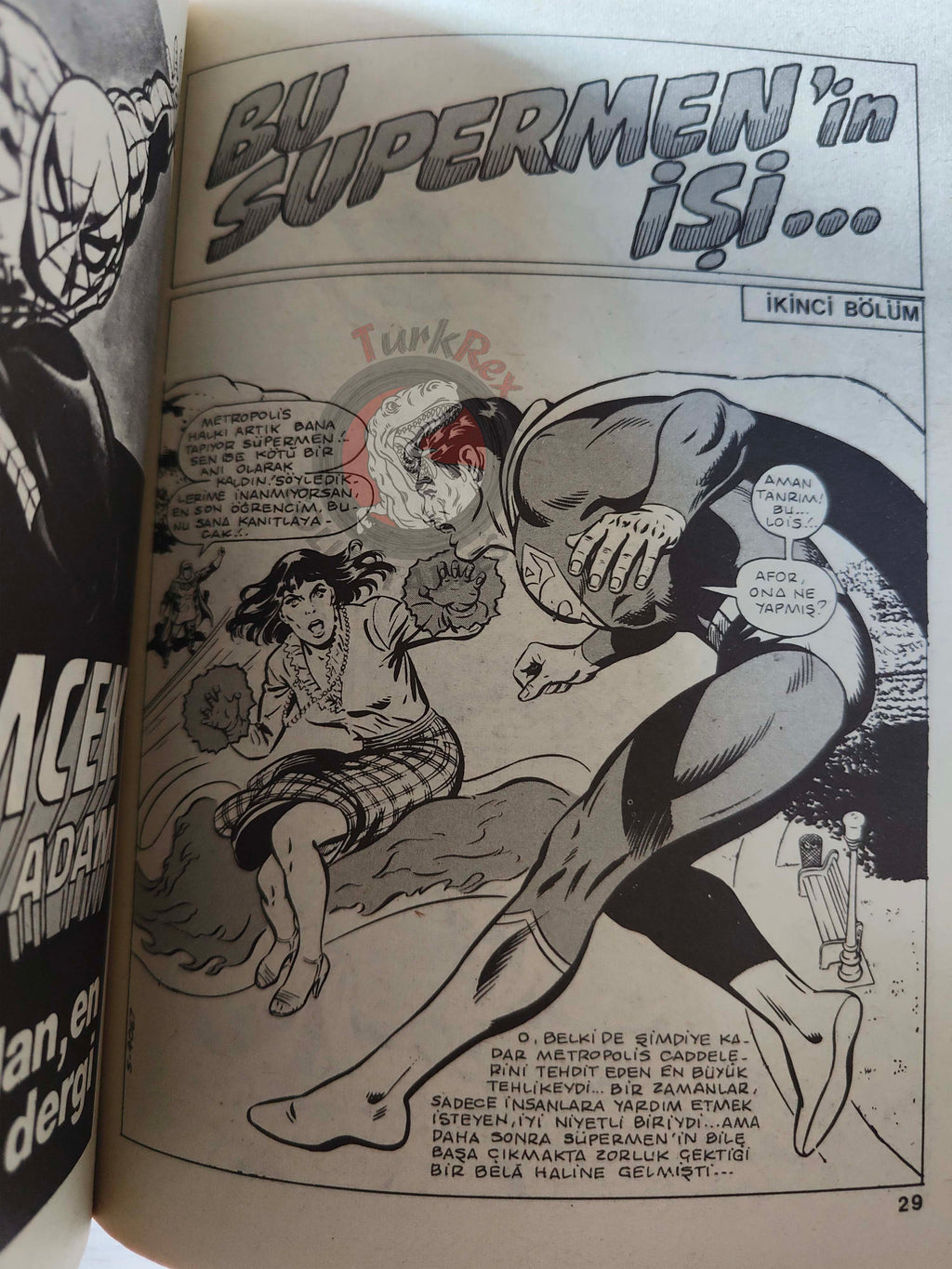 Superman #29 1984 Turkish Comic Turkey Blackhawk #380 #382 Wonder Woman #267 #268