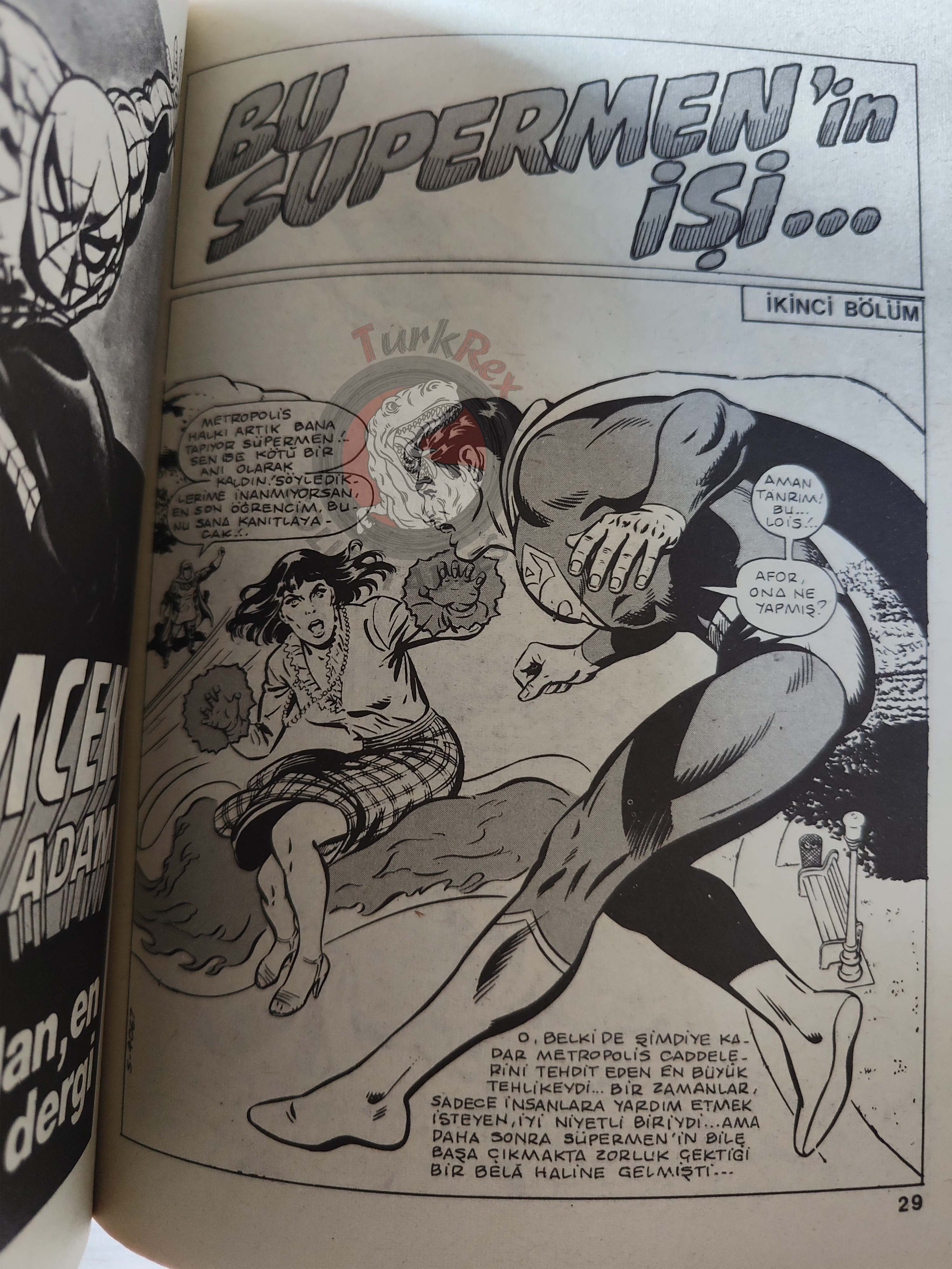 Superman #29 1984 Turkish Comic Turkey Blackhawk #380 #382 Wonder Woman #267 #268