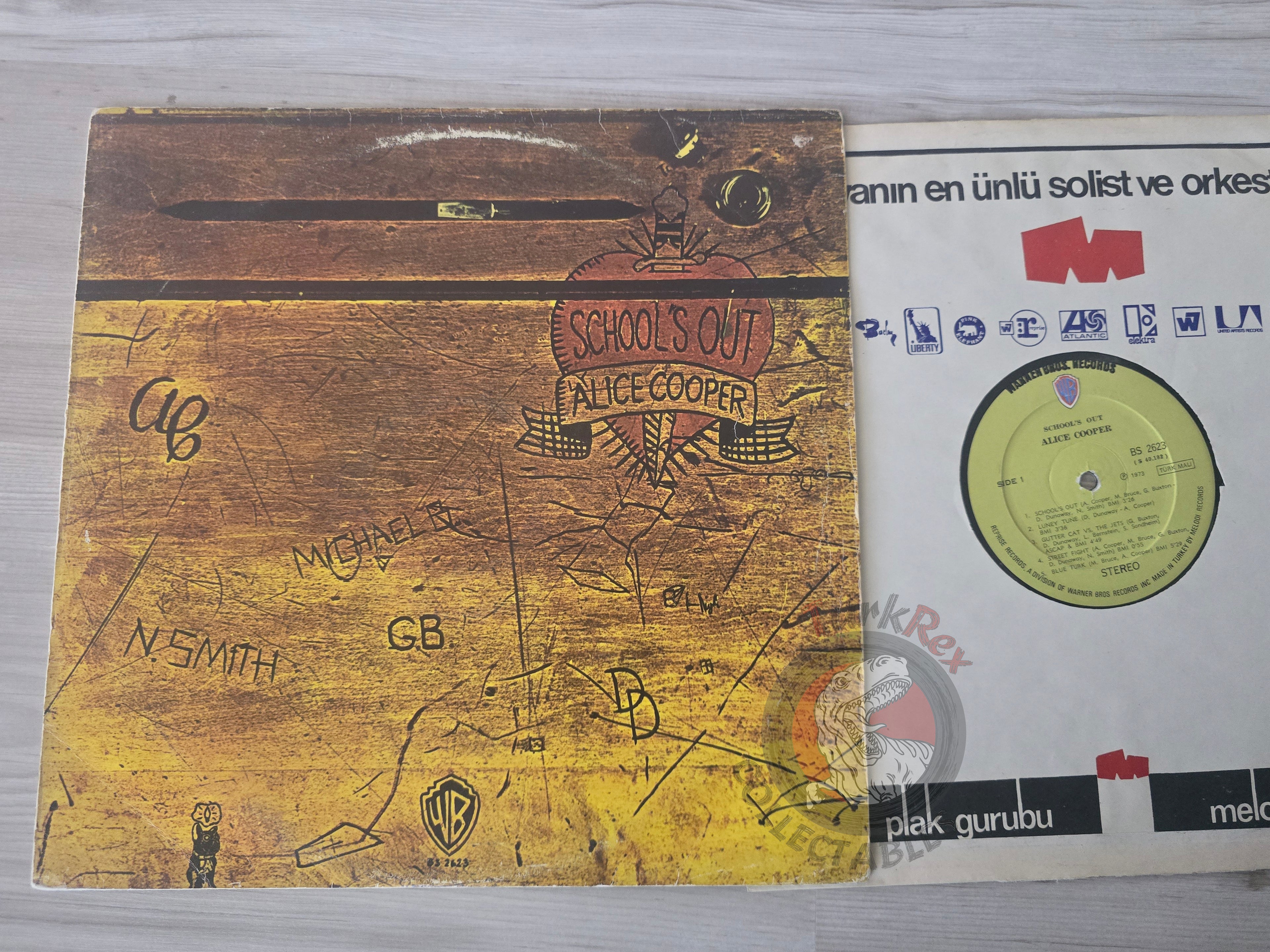 Alice Cooper – School's Out Turkish Pressing Vinyl Turkey Edition