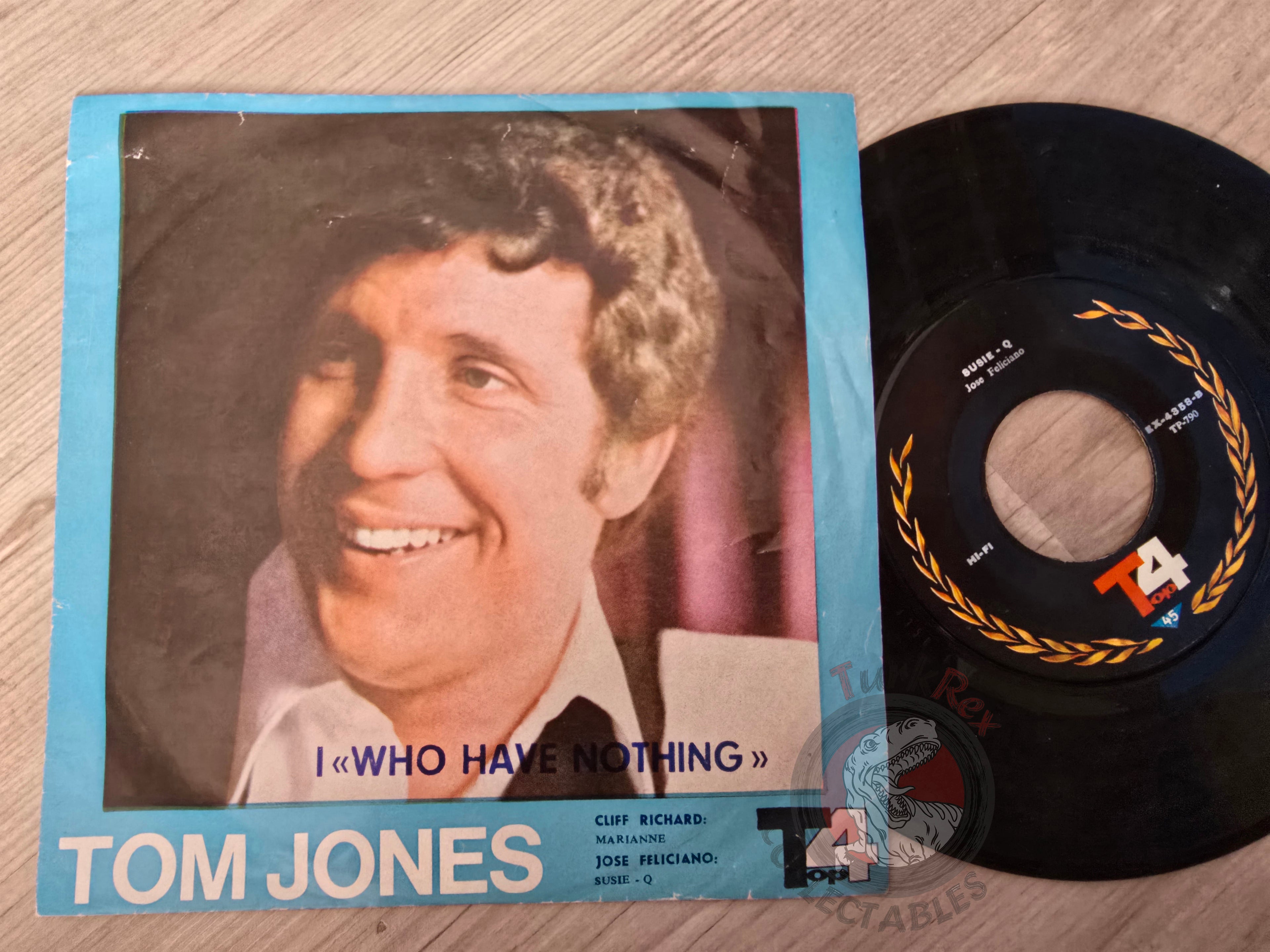 Tom Jones / Cliff Richard / José Feliciano 7" Iran Pressing Vinyl Iranian Edition