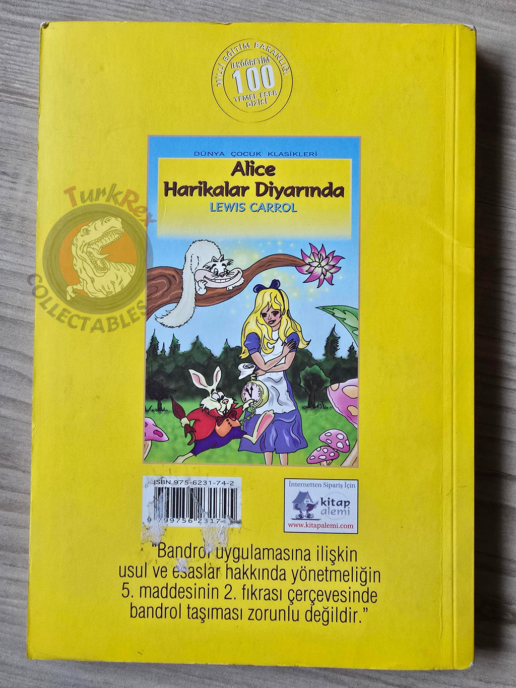 Lewis Carroll – Alice in Wonderland 2005 Turkish Book Turkey