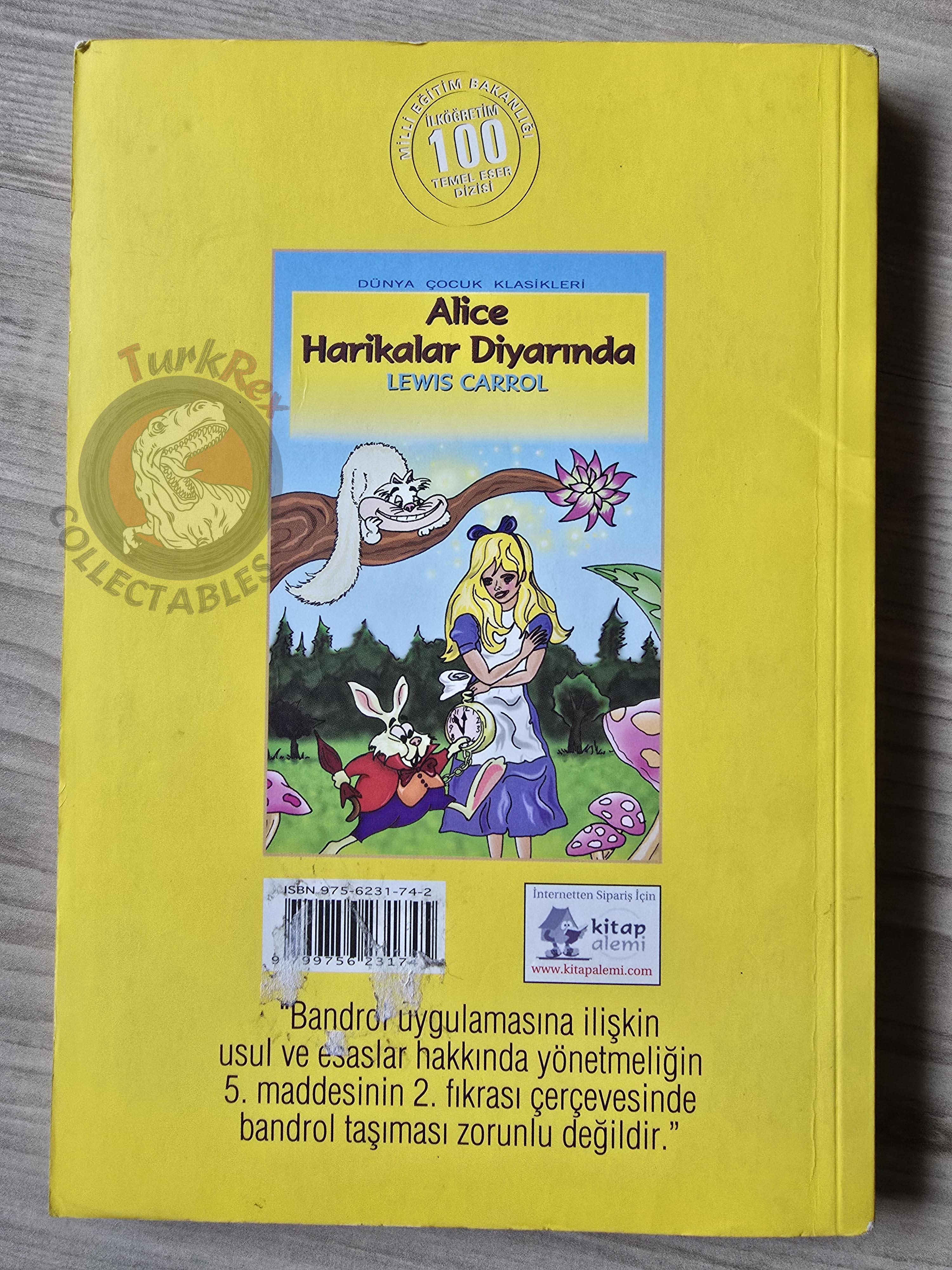 Lewis Carroll – Alice in Wonderland 2005 Turkish Book Turkey