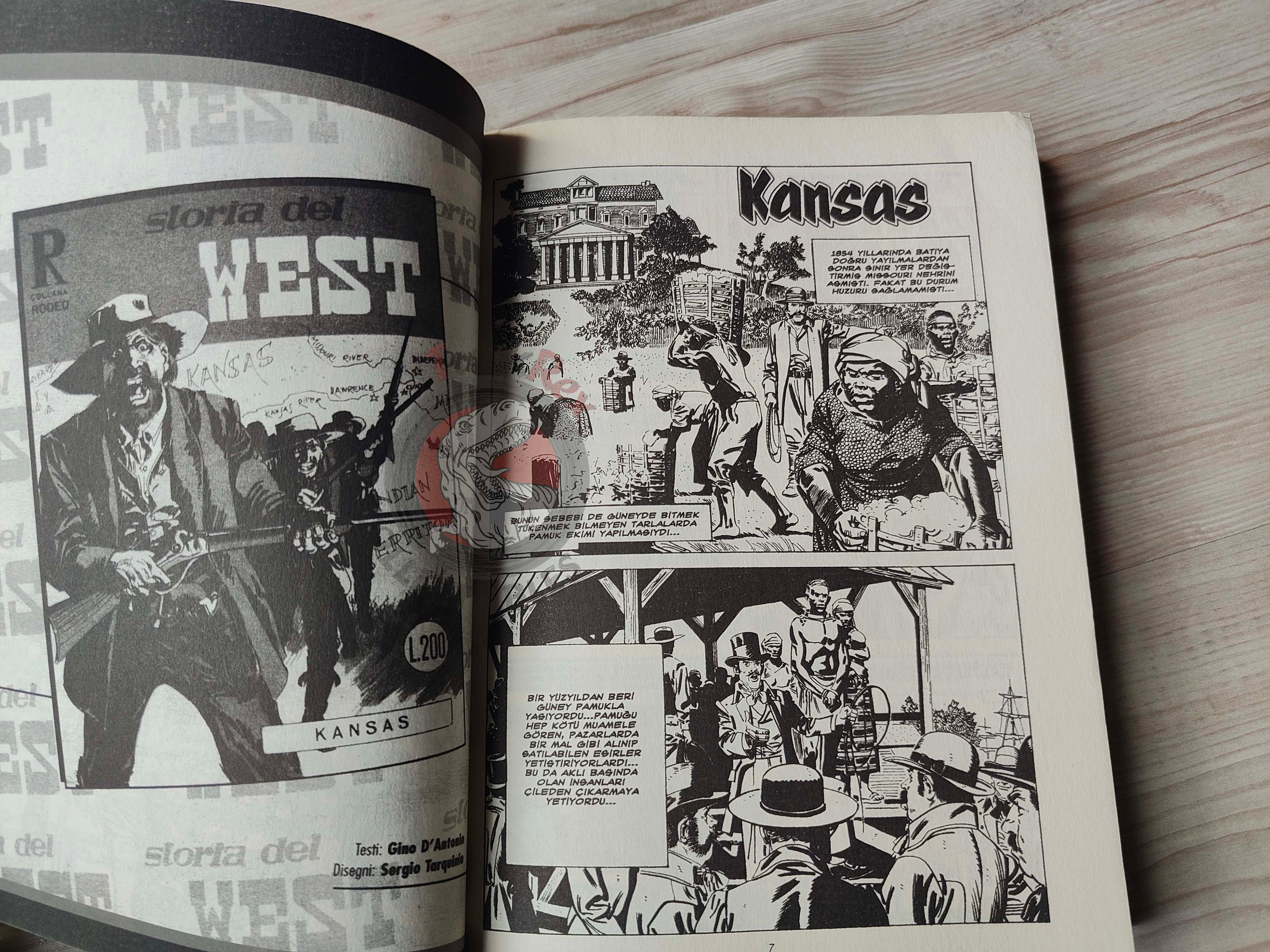 Storia del West Vol #4 Kansas Turkish Comic Turkey #13 #14 #15 #16