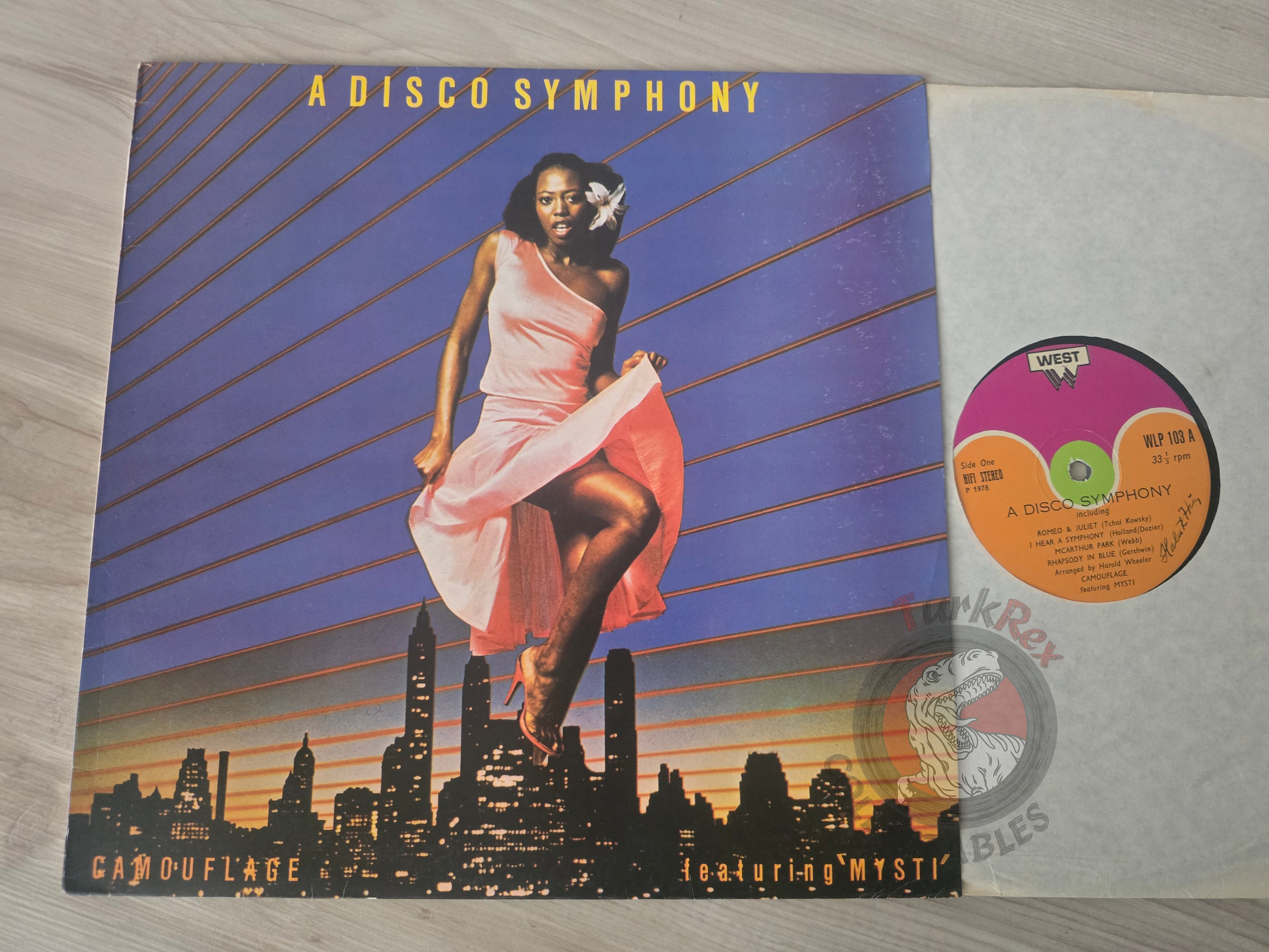 Camouflage, Mysti – A Disco Symphony Turkish Pressing Vinyl Turkey Edition