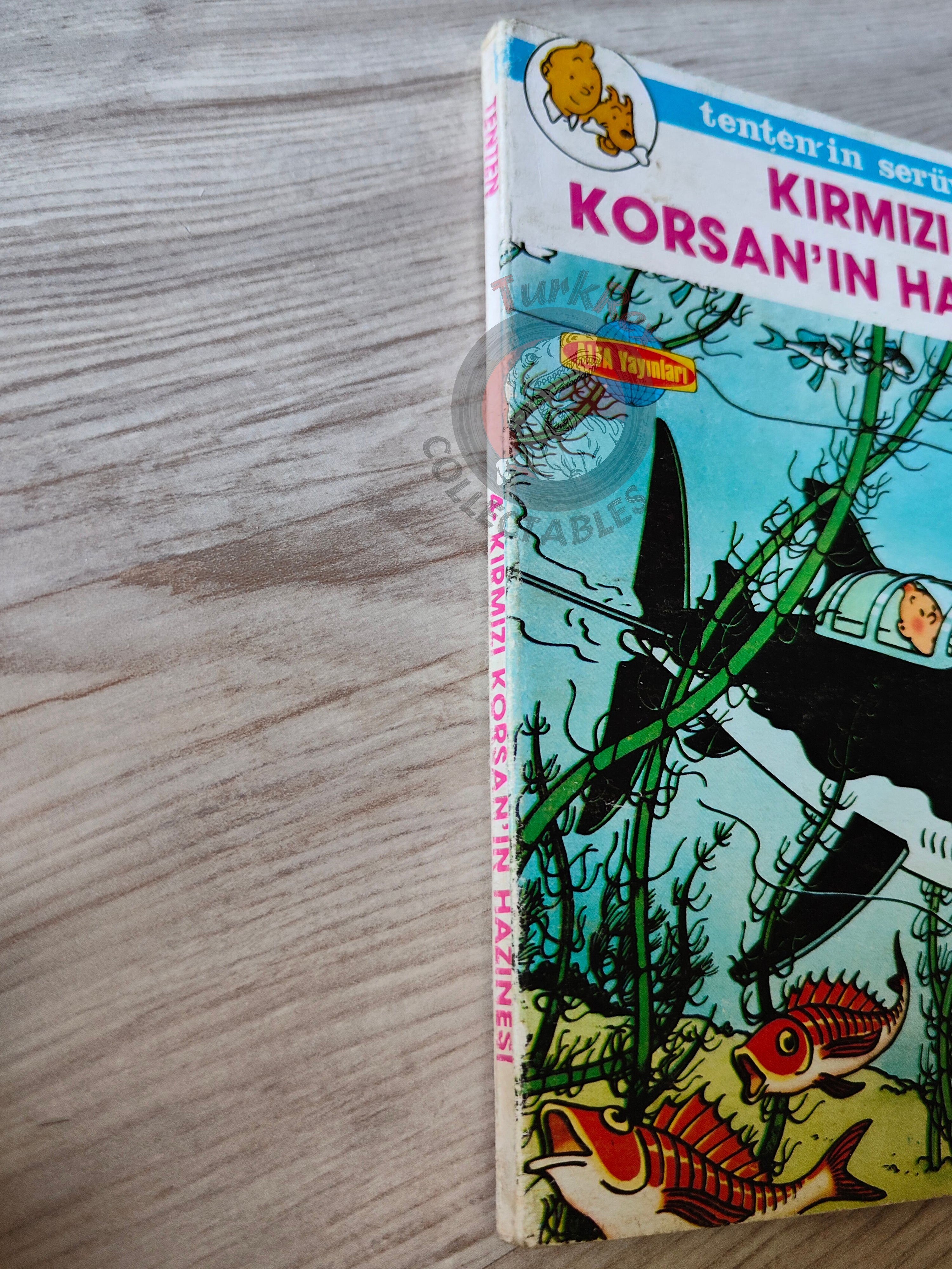 Tintin –  Red Rackham's Treasure mid 1980s Turkish Edition Comic Turkey 1