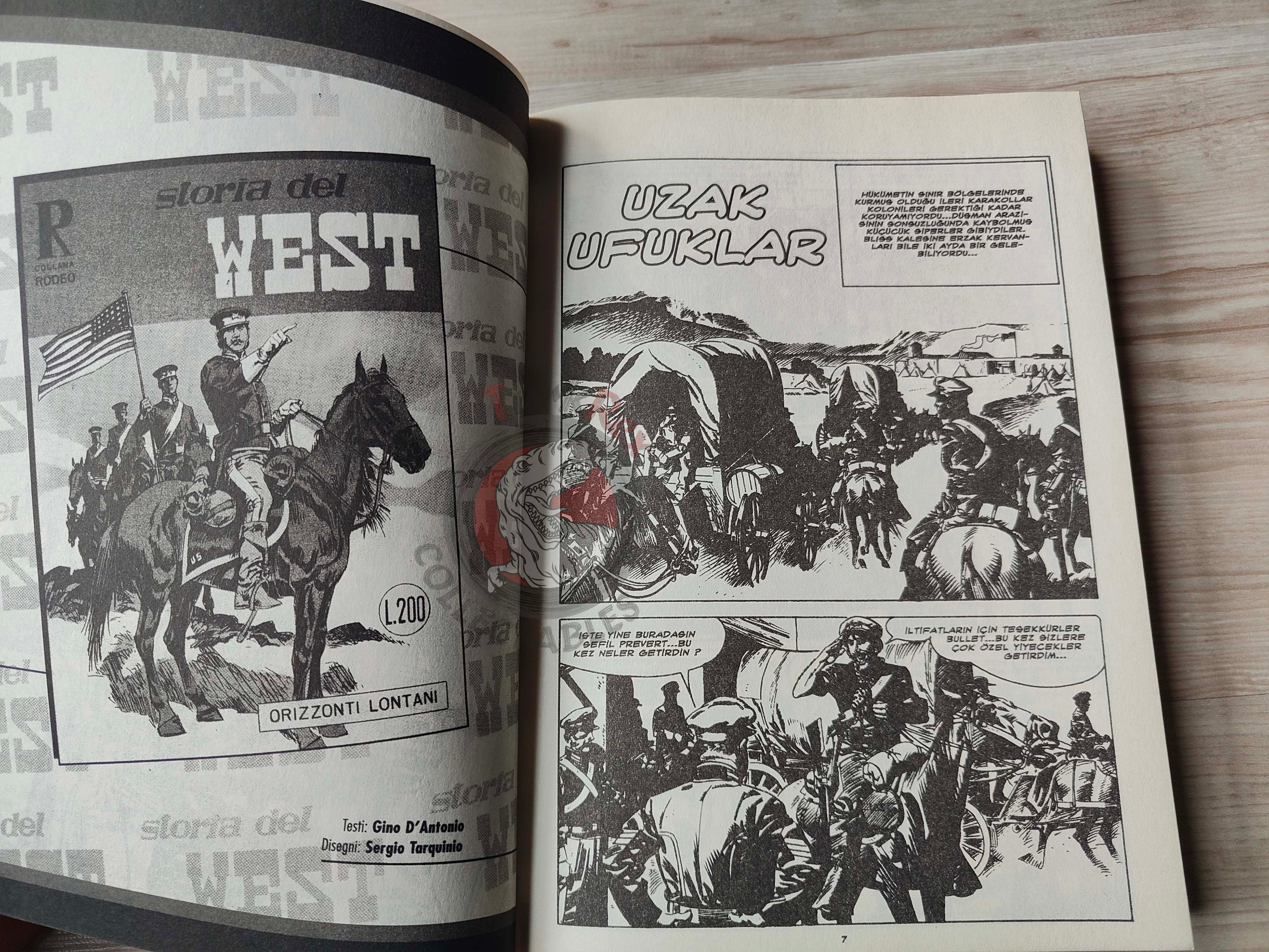 Storia del West Vol #5 Orizzonti lontani Turkish Comic Turkey #17 #18 #19 #20