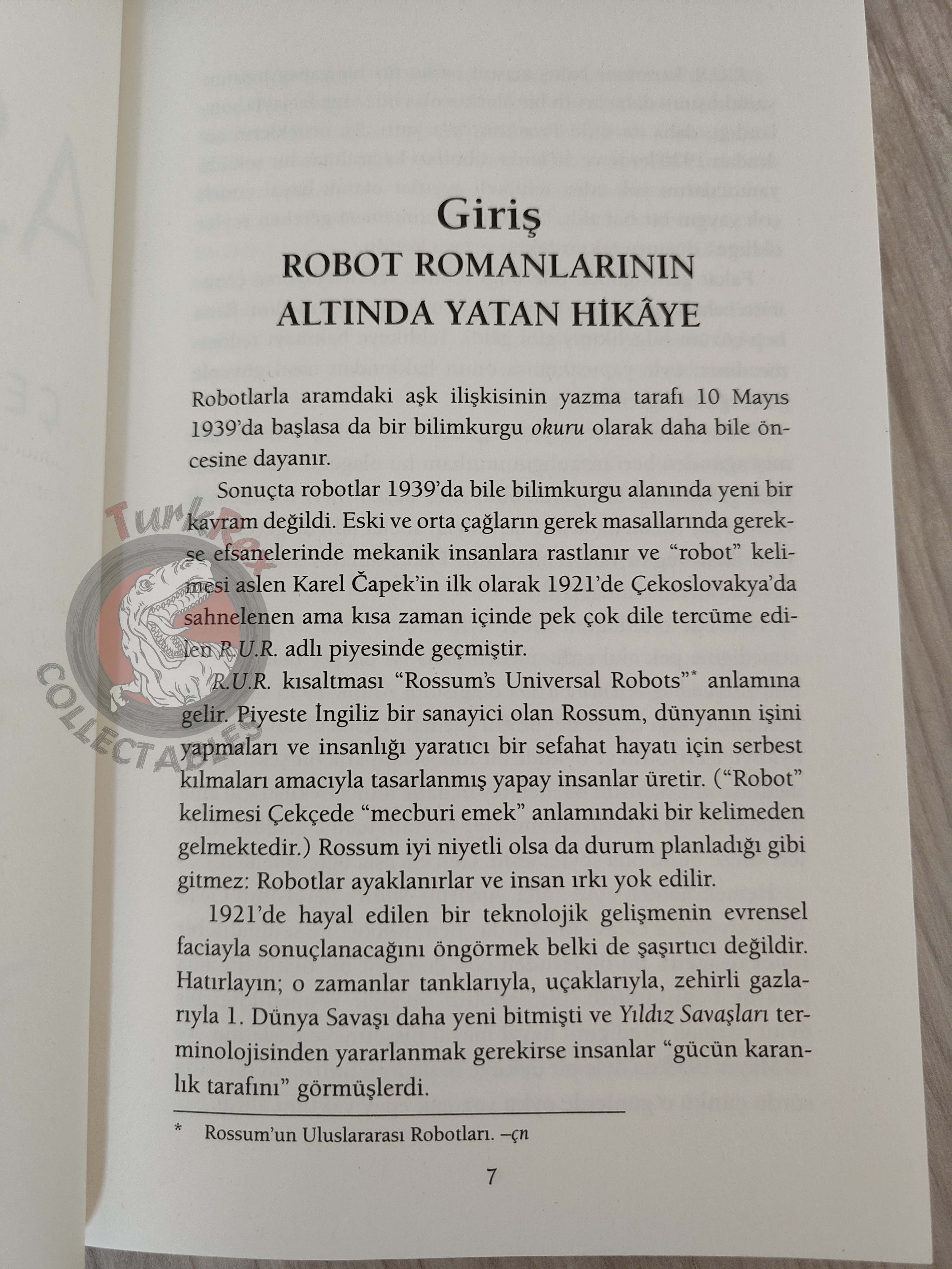 Isaac Asimov – Robot Series - The Caves of Steel Turkish Book Turkey
