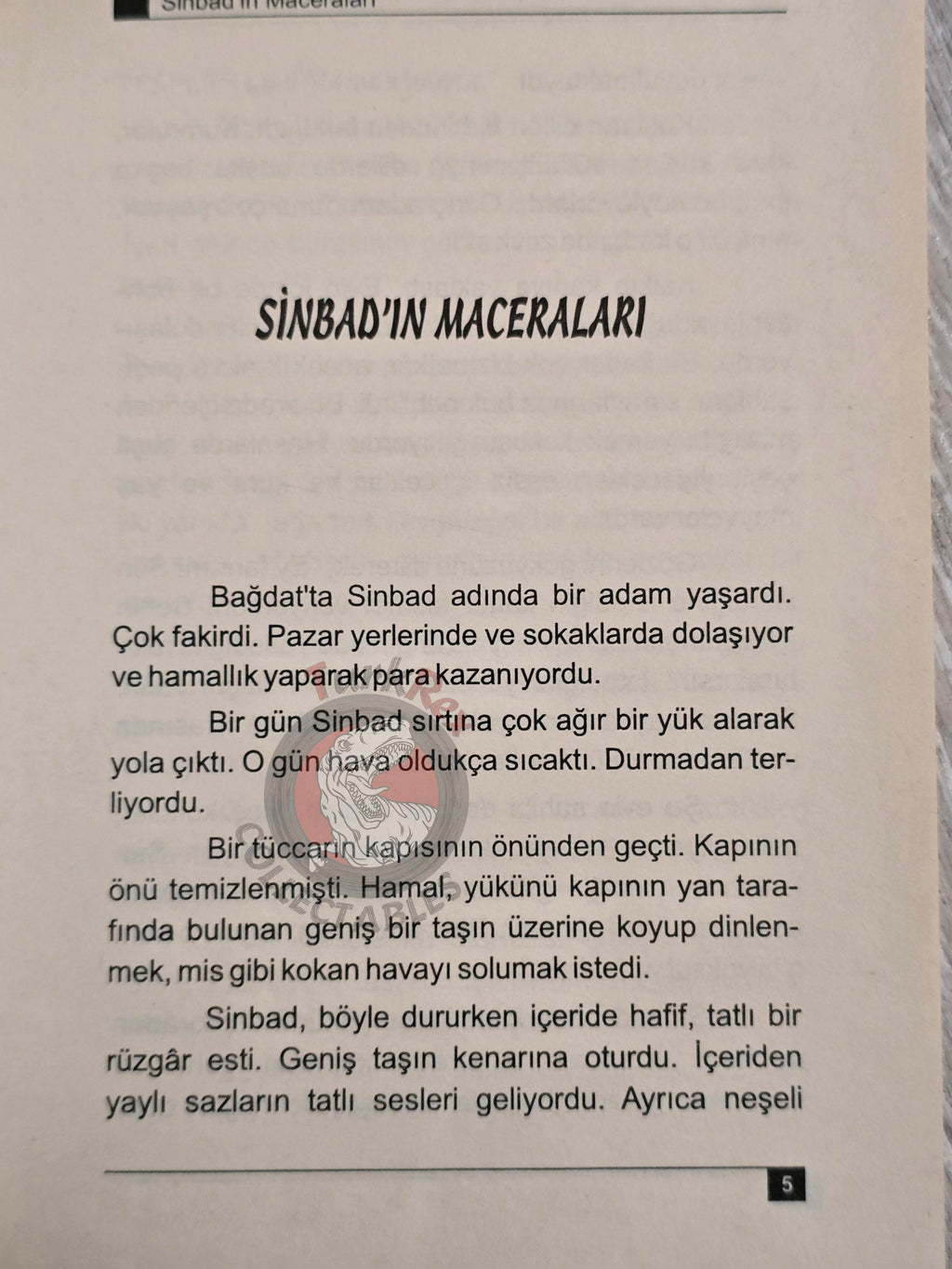 Sinbad the Sailor 1996 Turkish Book Turkey 1001 Nights Illustrated