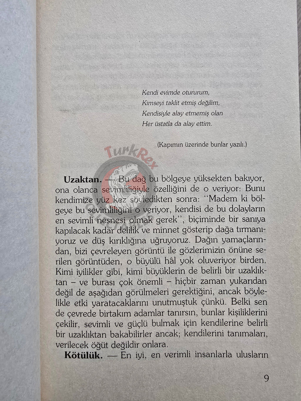 Friedrich Nietzsche – Selected Thoughts 2003 Turkish Book Turkey