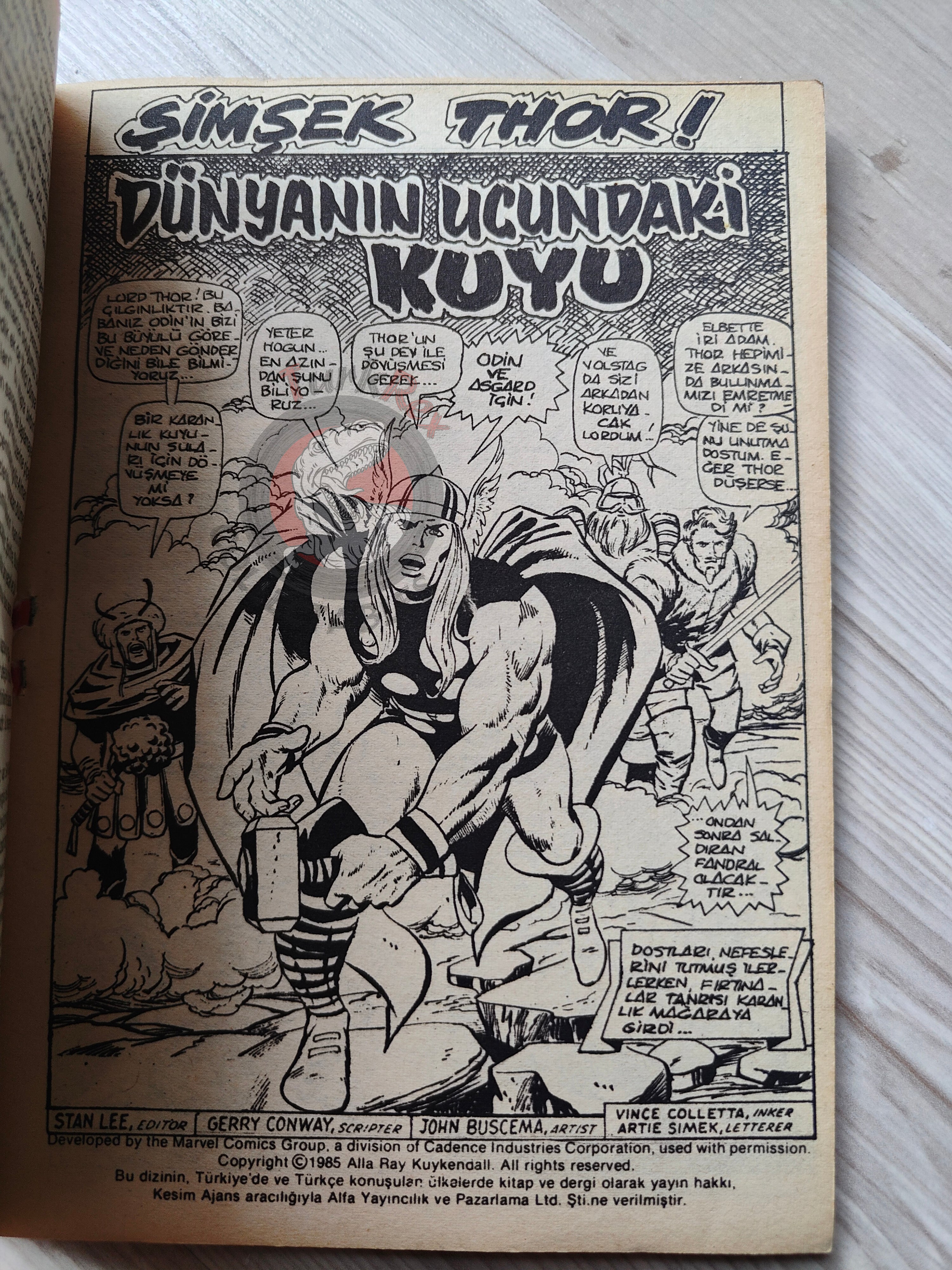 Thor #5 1985 Turkish Comic Turkey The Mighty Thor #197–200 Ragnarok