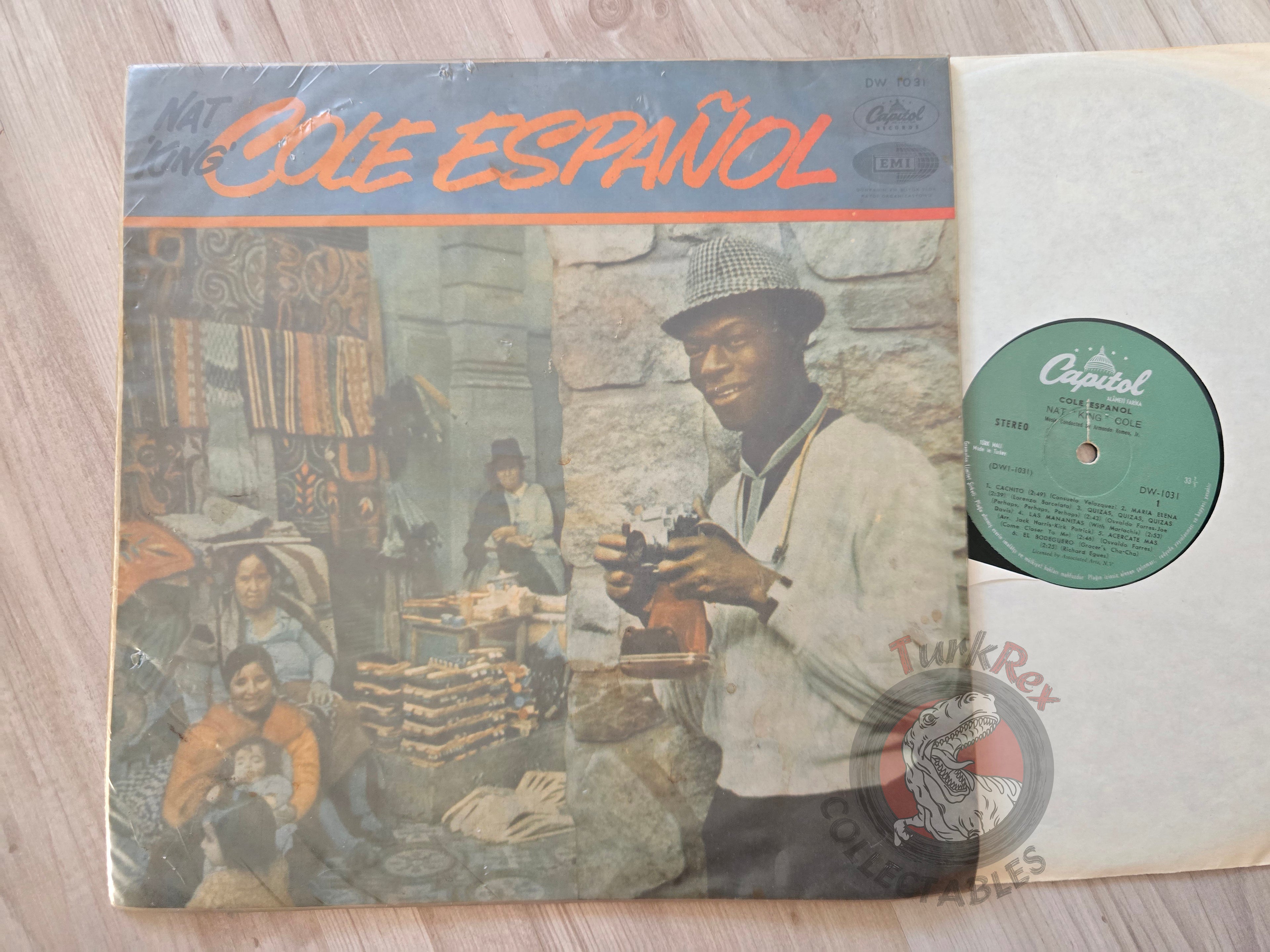 Nat King Cole – Cole Español Turkish Pressing Vinyl Turkey Edition