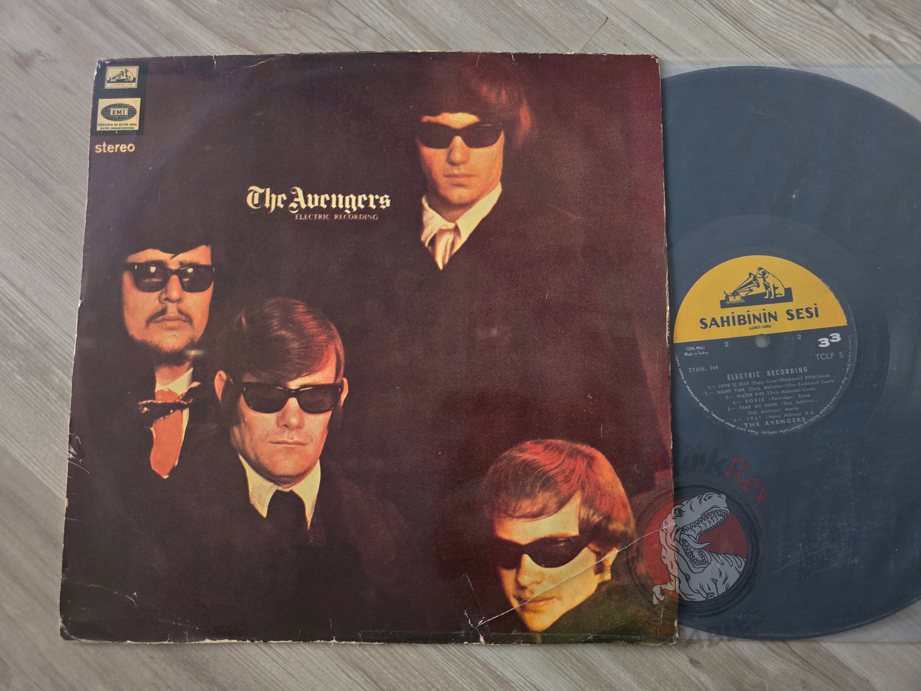 The Avengers – Electric Recording Turkish Pressing Vinyl Turkey Edition