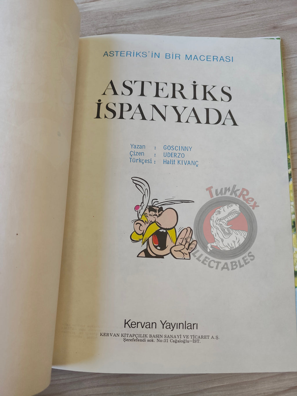 Asterix – Asterix in Spain 1975 Turkish Edition Comic Turkey