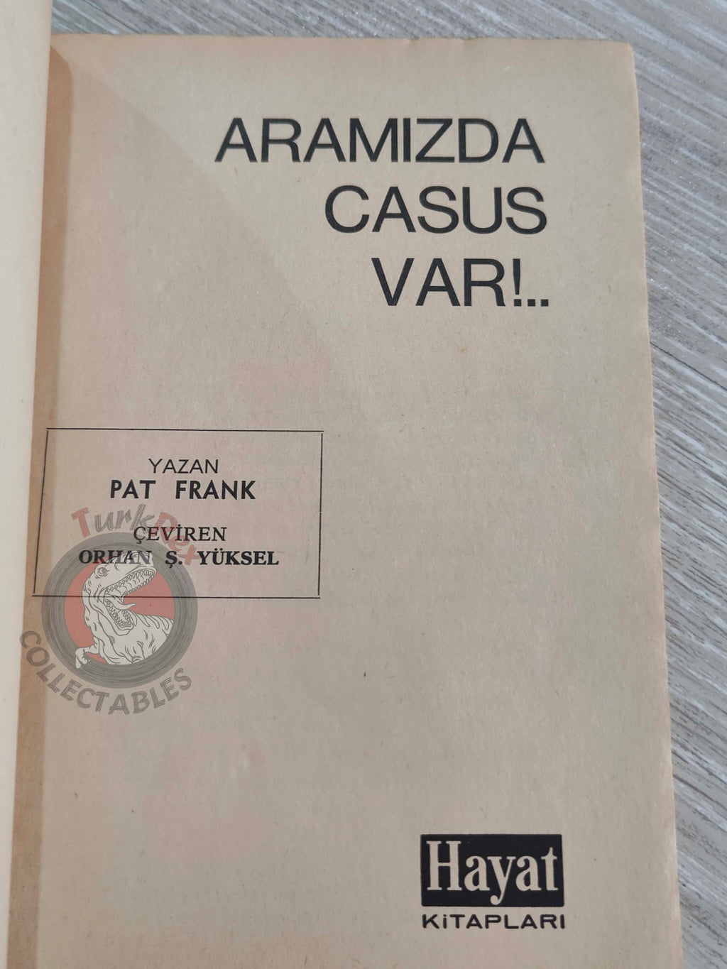 Pat Frank – Forbidden Area 1967 1st Turkish Book Turkey