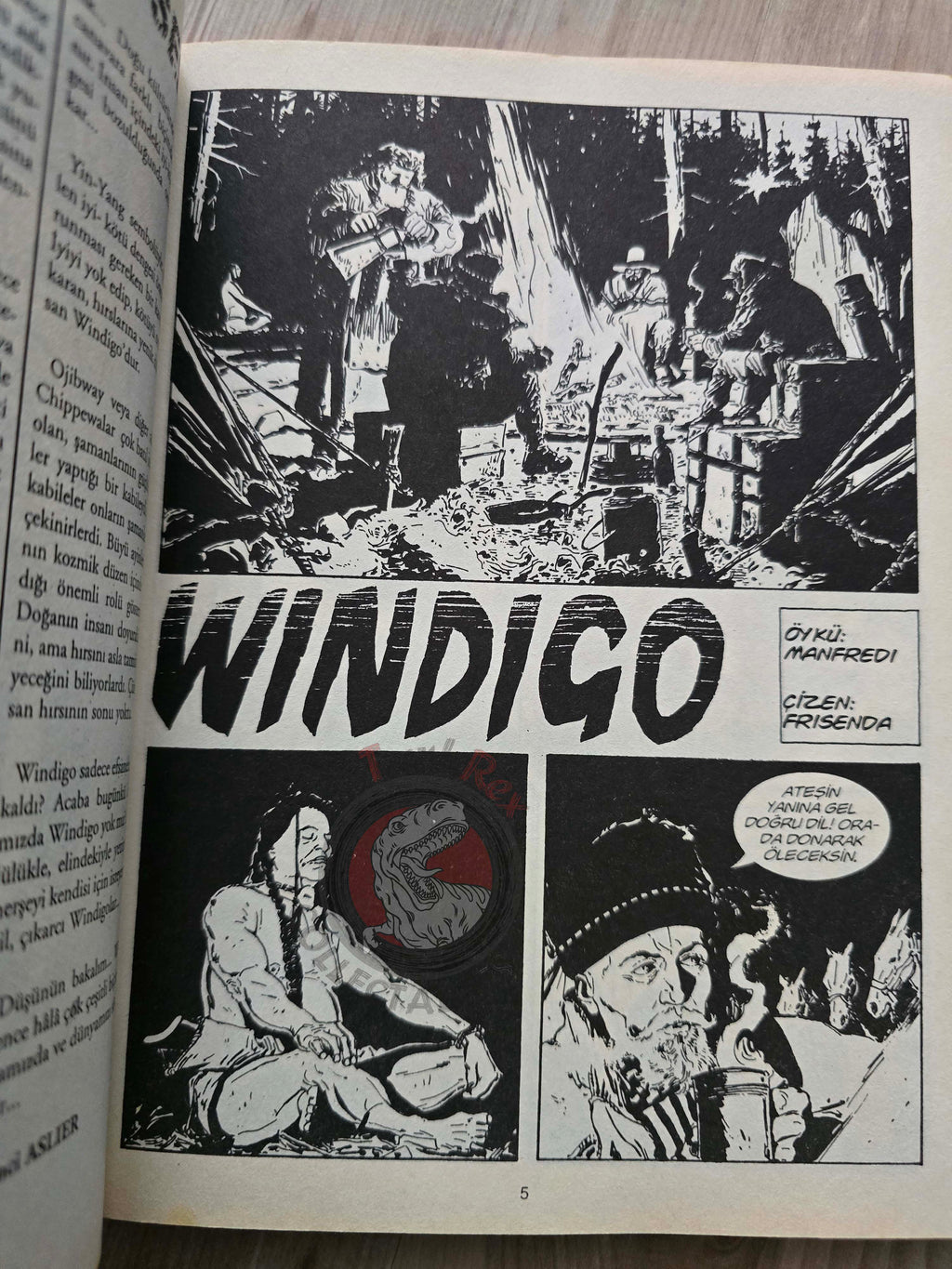 Magico Vento #8 Windigo 2003 Turkish Comic Turkey Bonelli