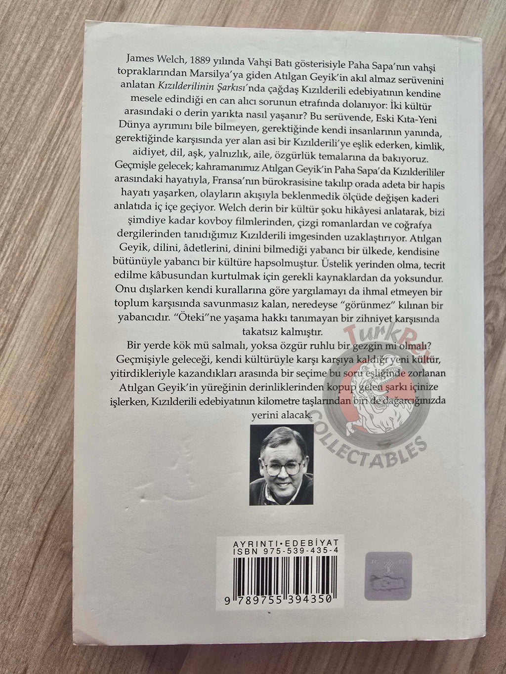 James Welch – The Heartsong of Charging Elk 2004 Turkish Book Turkey