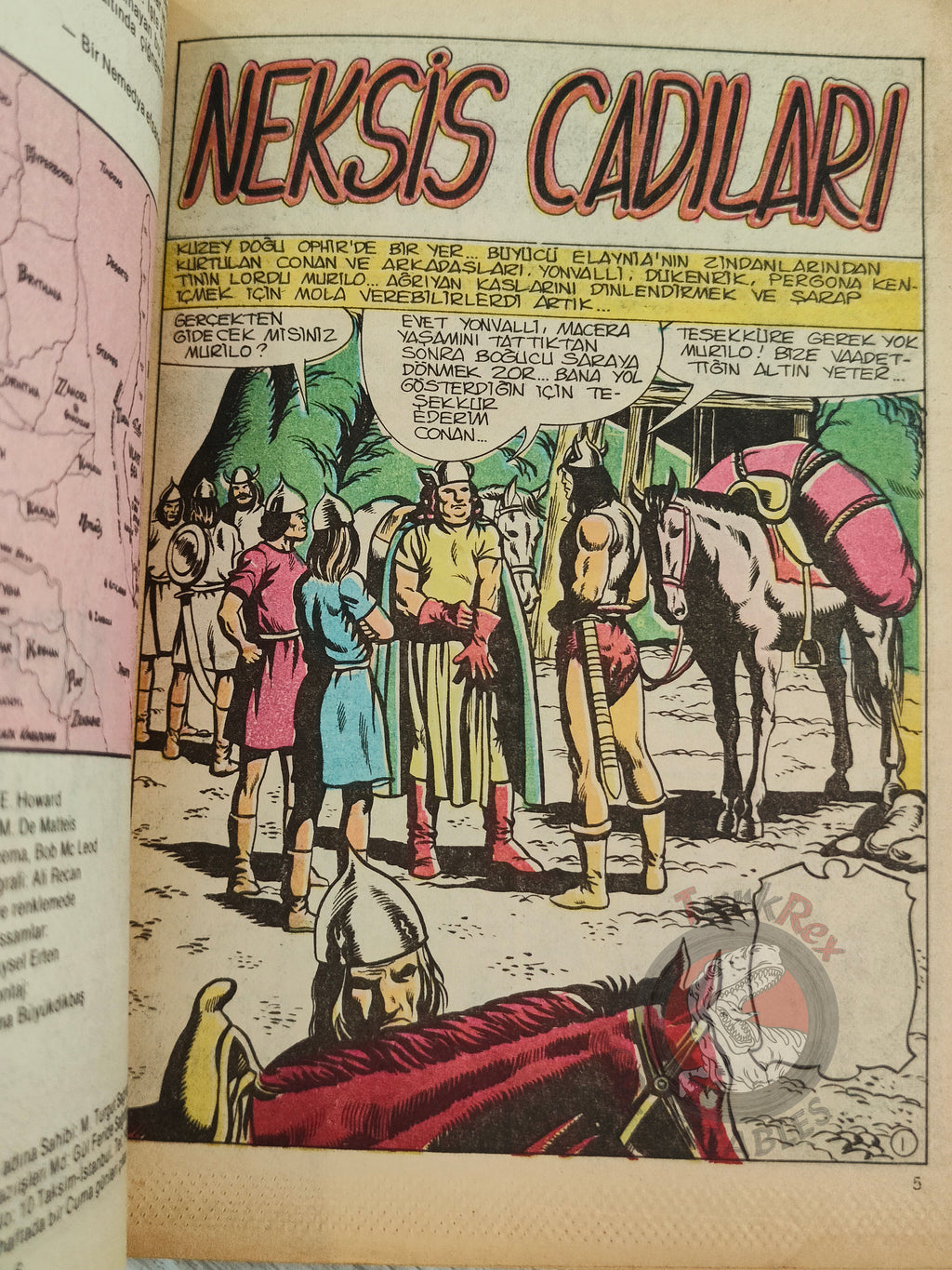 Conan Renkli #11 Turkish Comic Turkey Only Cover The Savage Sword of #55 CTB #124