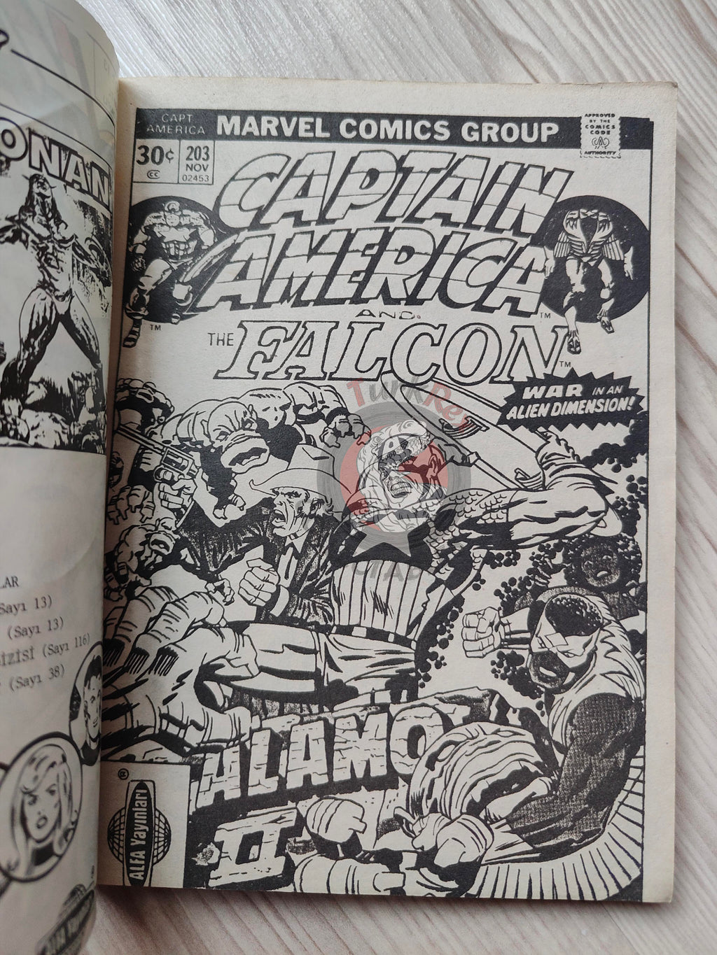 Captain America – Volume 7 1989 Turkish Comic Turkey Falcon