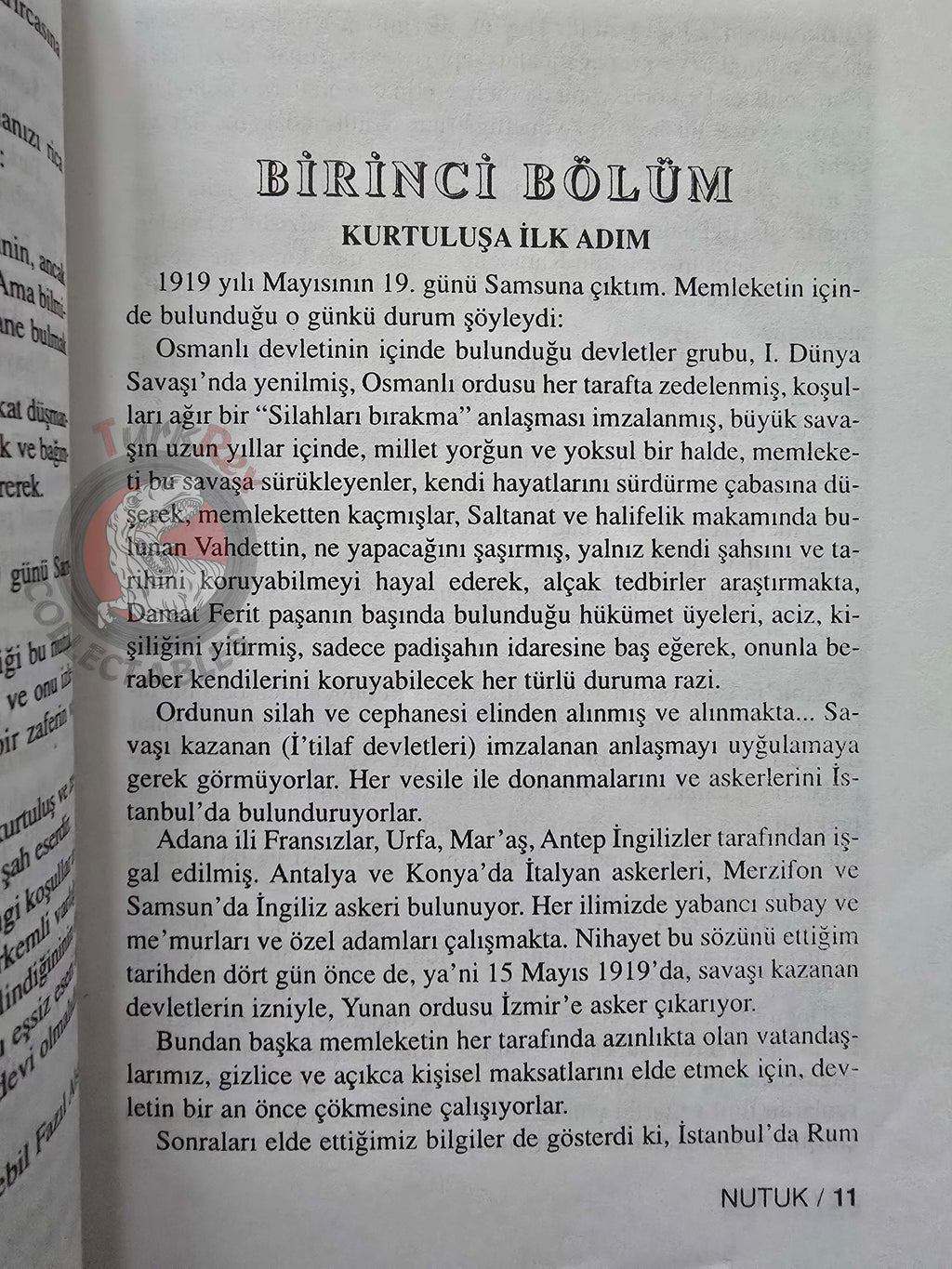 Mustafa Kemal Atatürk – Nutuk The Speech 1998 Turkish Book Turkey
