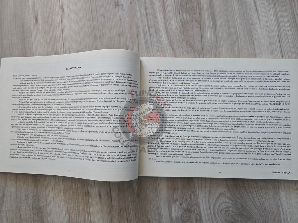 Armenian Terror 1982 Turkish Book Turkey Armenia English Revolutionary Federation Ottoman