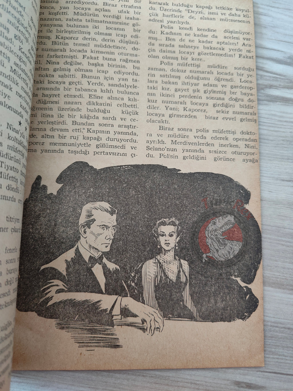 1001 Roman 1944 Adventures of the Journalist Turkish Comic Mag Turkey