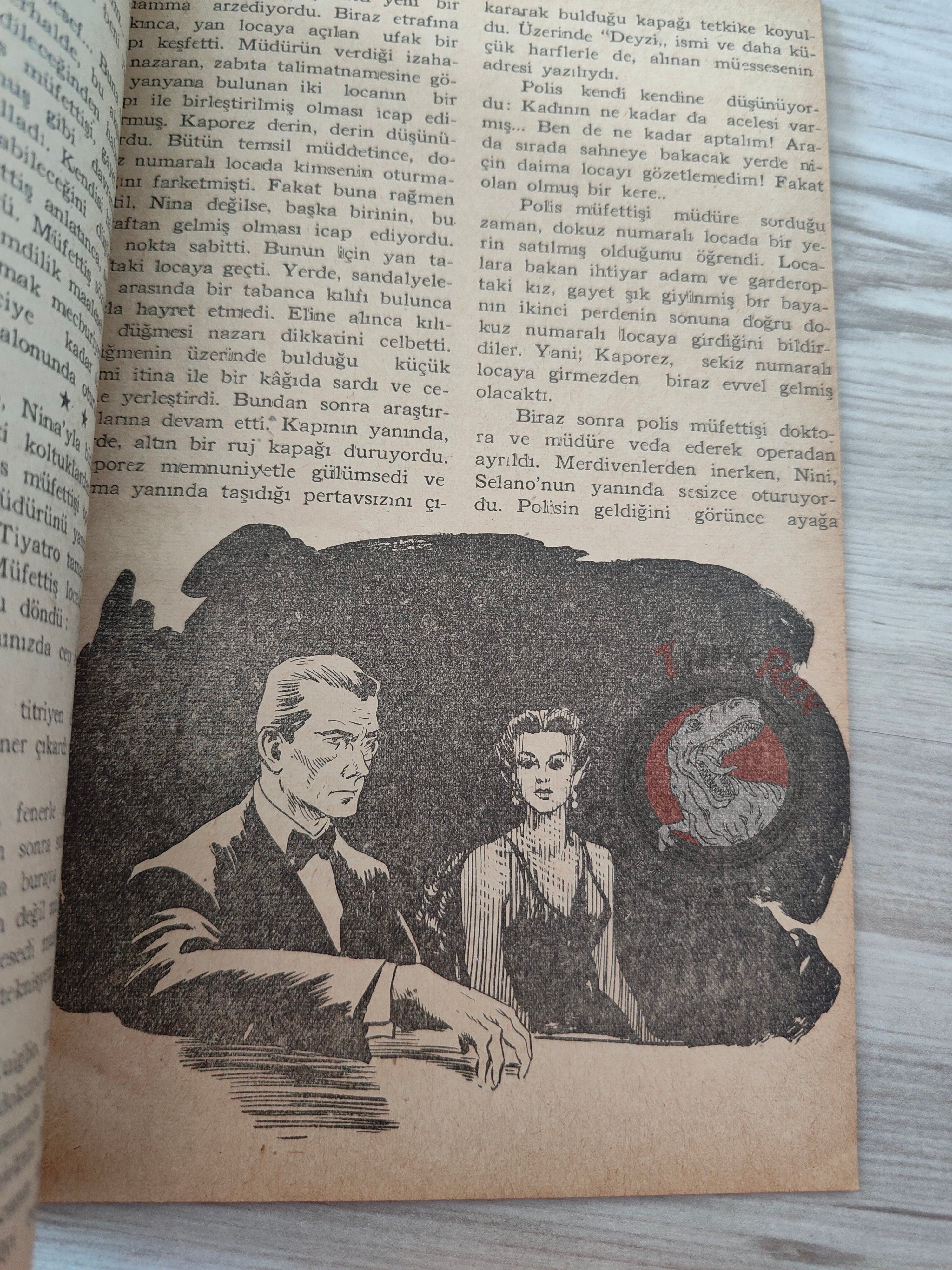 1001 Roman 1944 Adventures of the Journalist Turkish Comic Mag Turkey