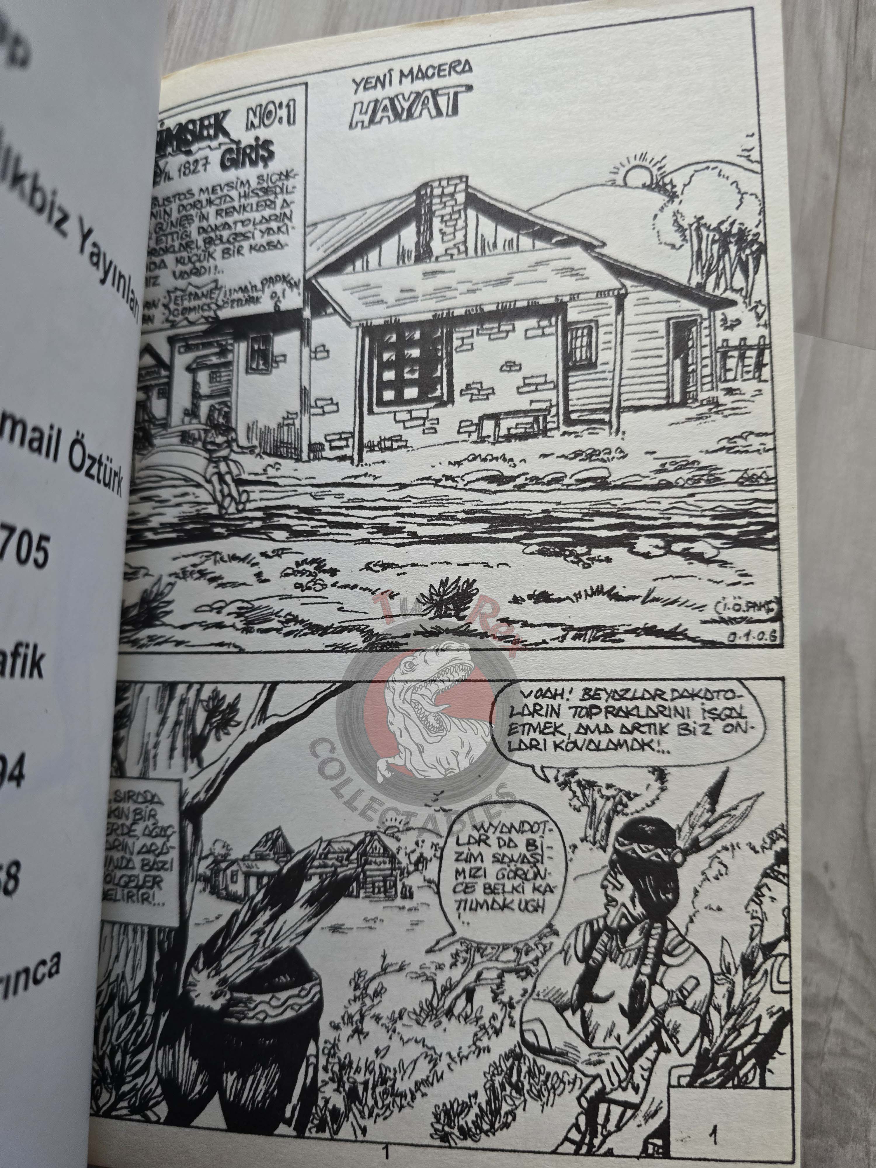 Şimşek #1 Western Comic Turkish Turkey by  İsmail Öztürk