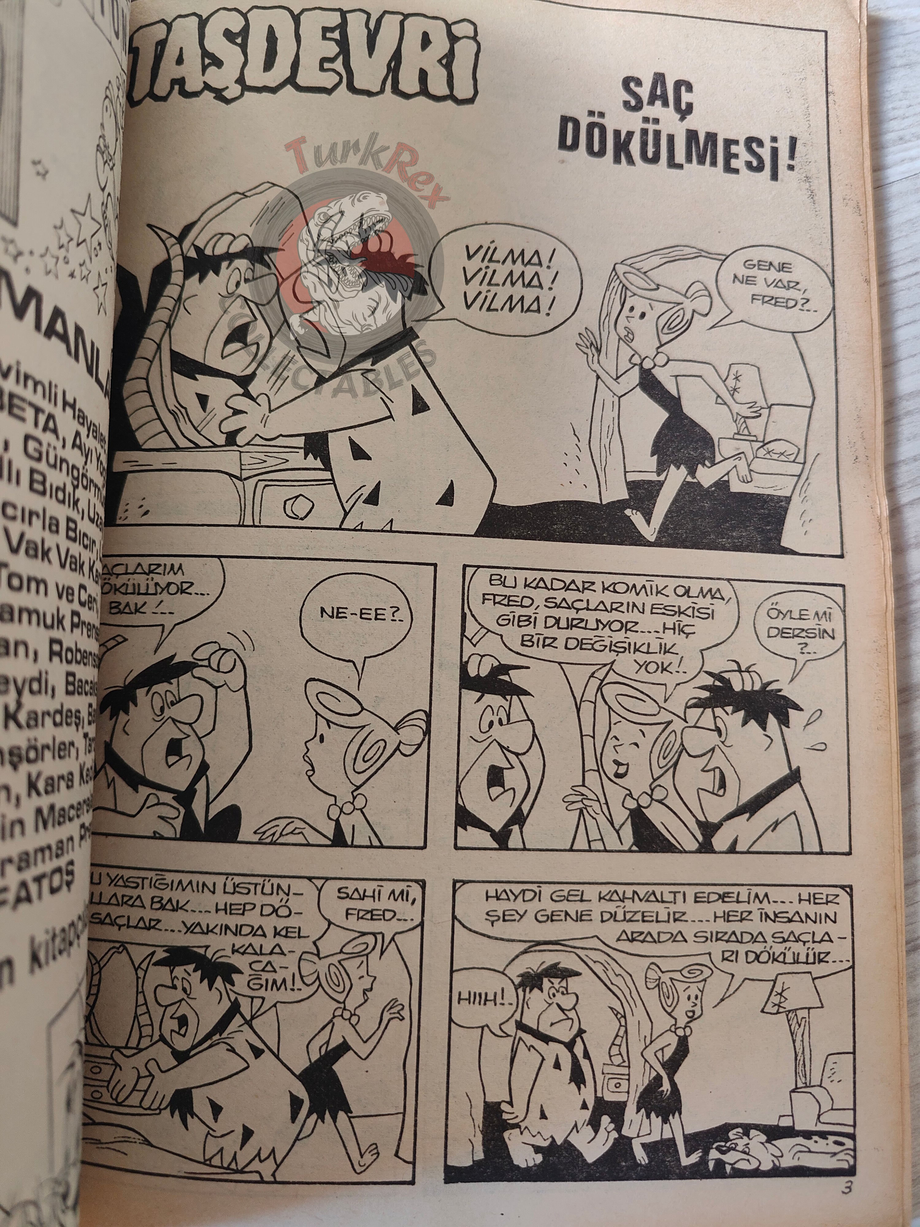 The Flintstones –  Altın Seri #11 80s Turkish Comic Turkey