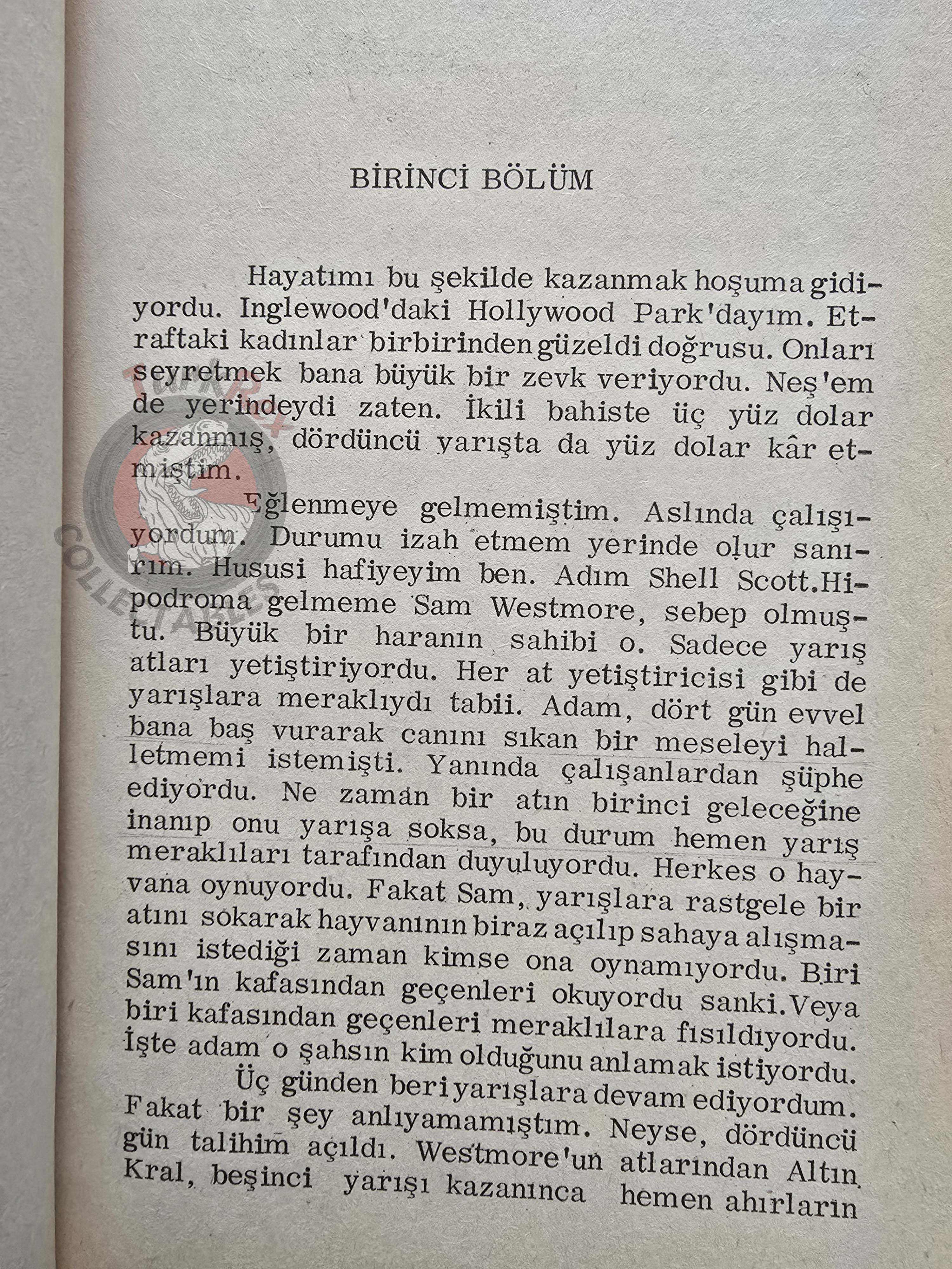 Richard S. Prather – Shell Scott The Cockeyed Corpse 1967 Turkish Book Turkey
