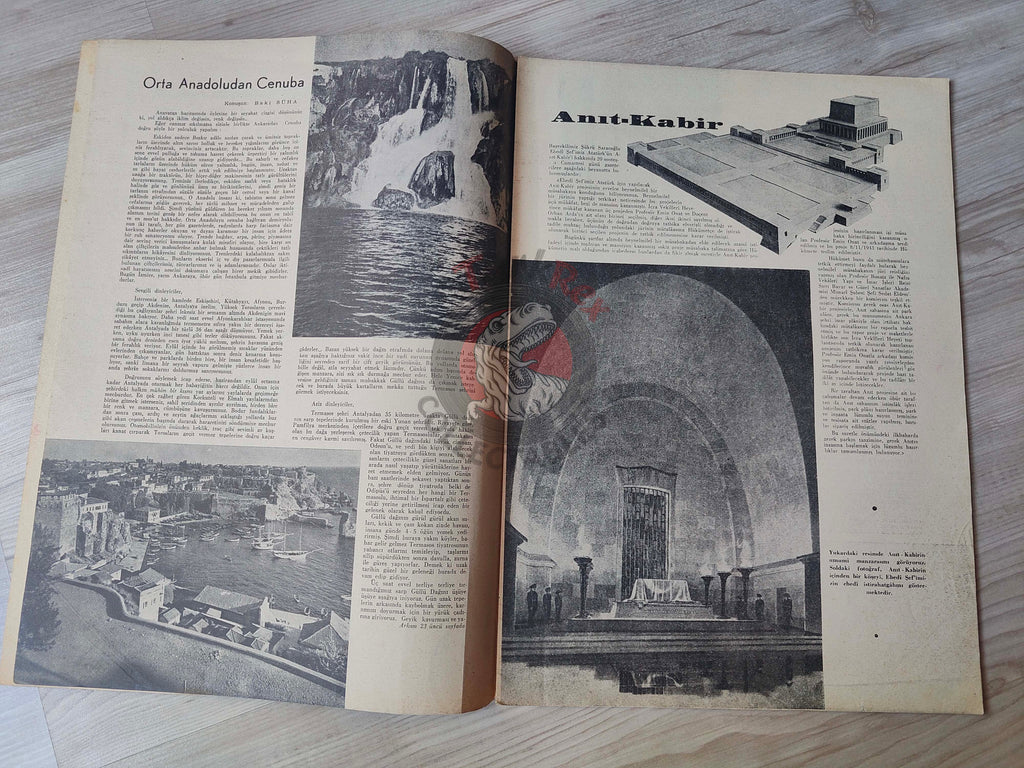 Radyo 1943 The 3rd Turkish History Congress Turkish Magazine Turkey WW2 World War Two Radio