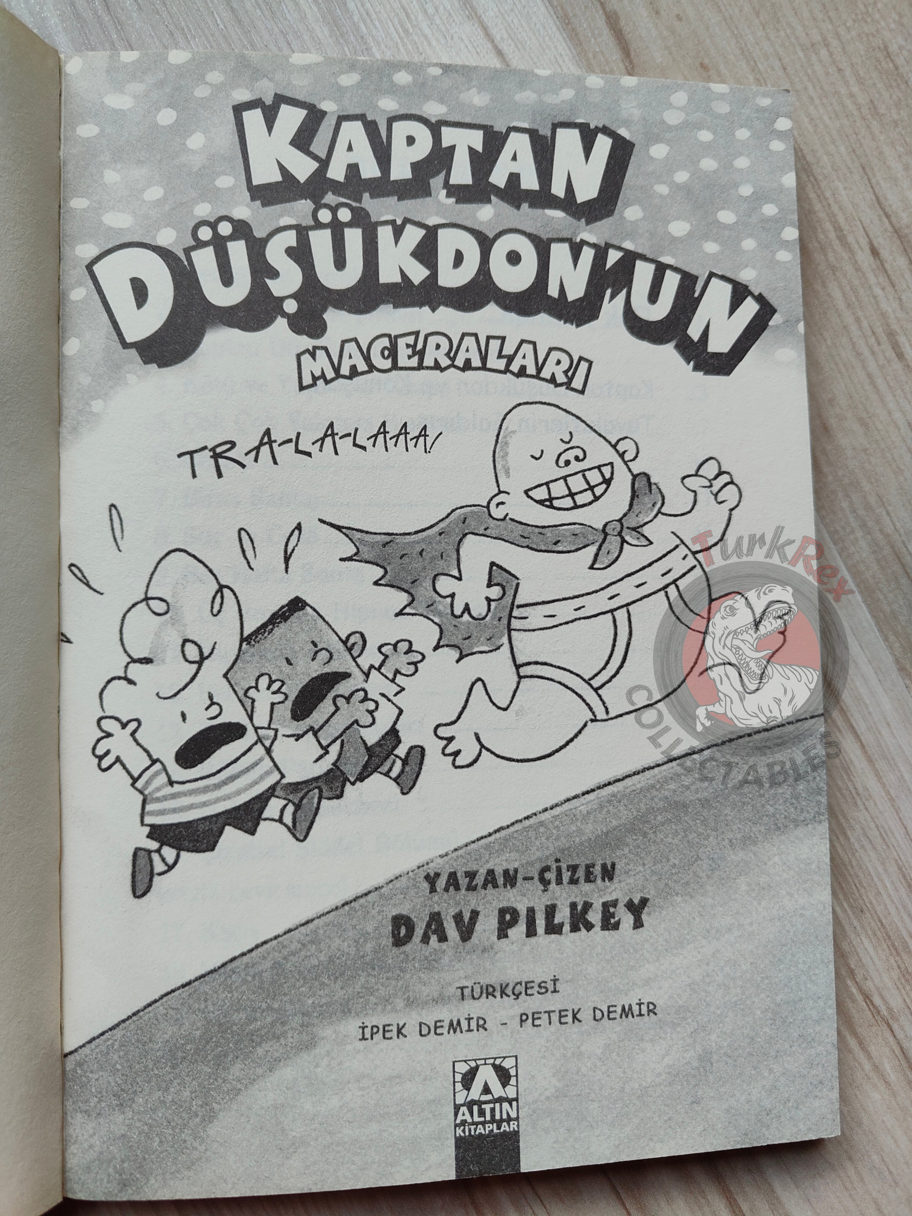 The Adventures of Captain Underpants Turkish Turkey Dav Pilkey
