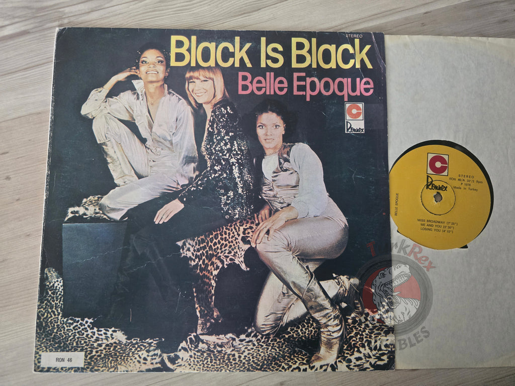Belle Epoque – Black Is Black Turkish Pressing Vinyl Turkey Edition