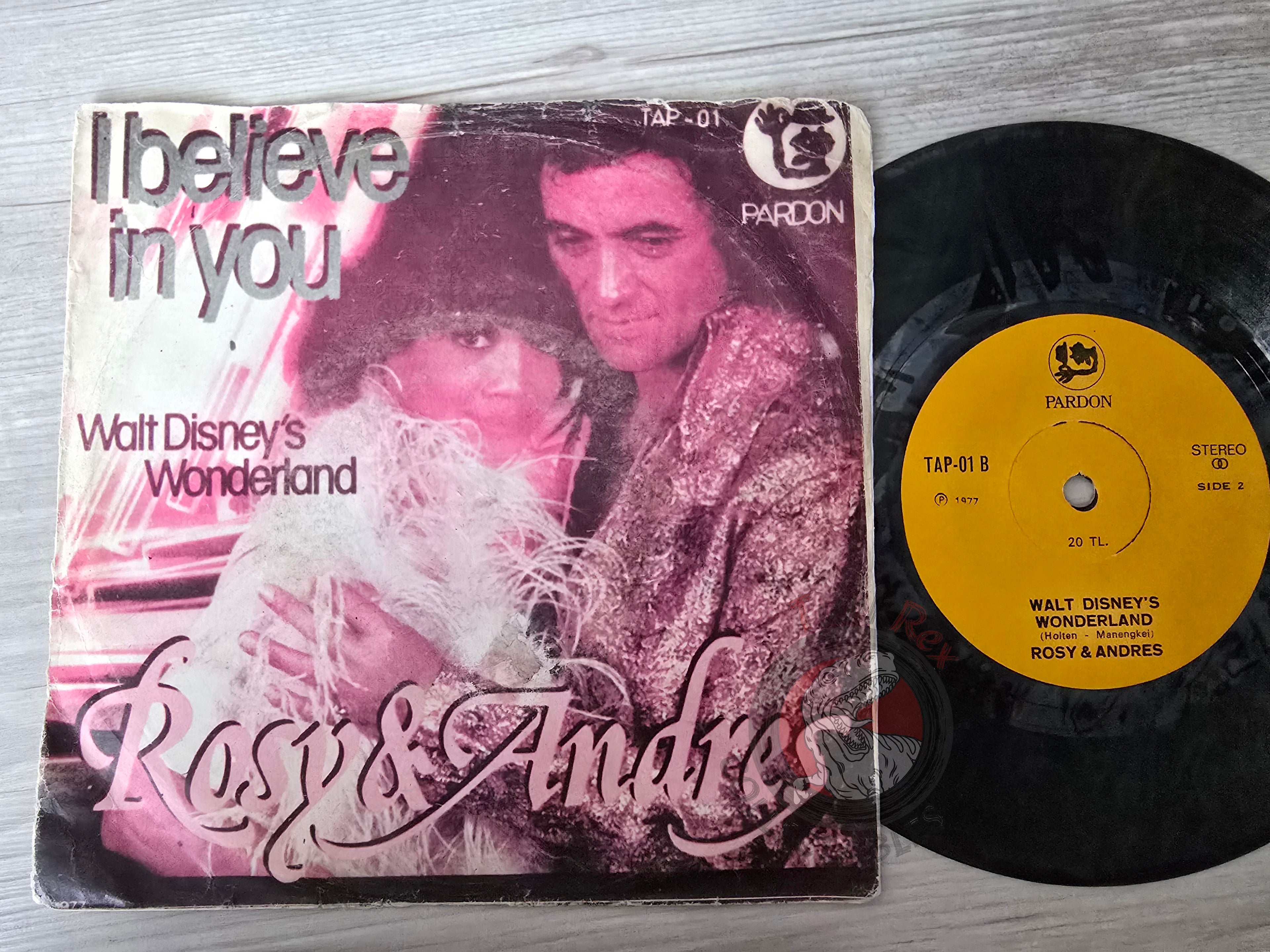 Rosy & Andres – I Believe In You 7" Turkish Pressing Vinyl Turkey Edition