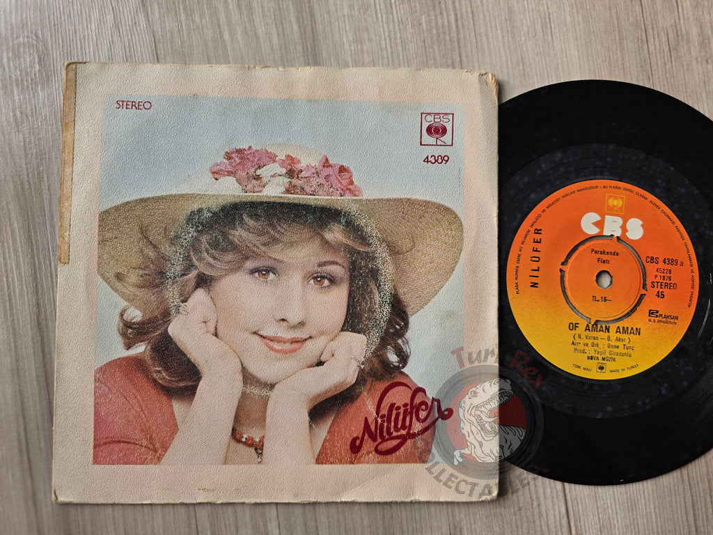 Nilüfer – Of Aman Aman 7" Turkish Pressing Vinyl Turkey Edition