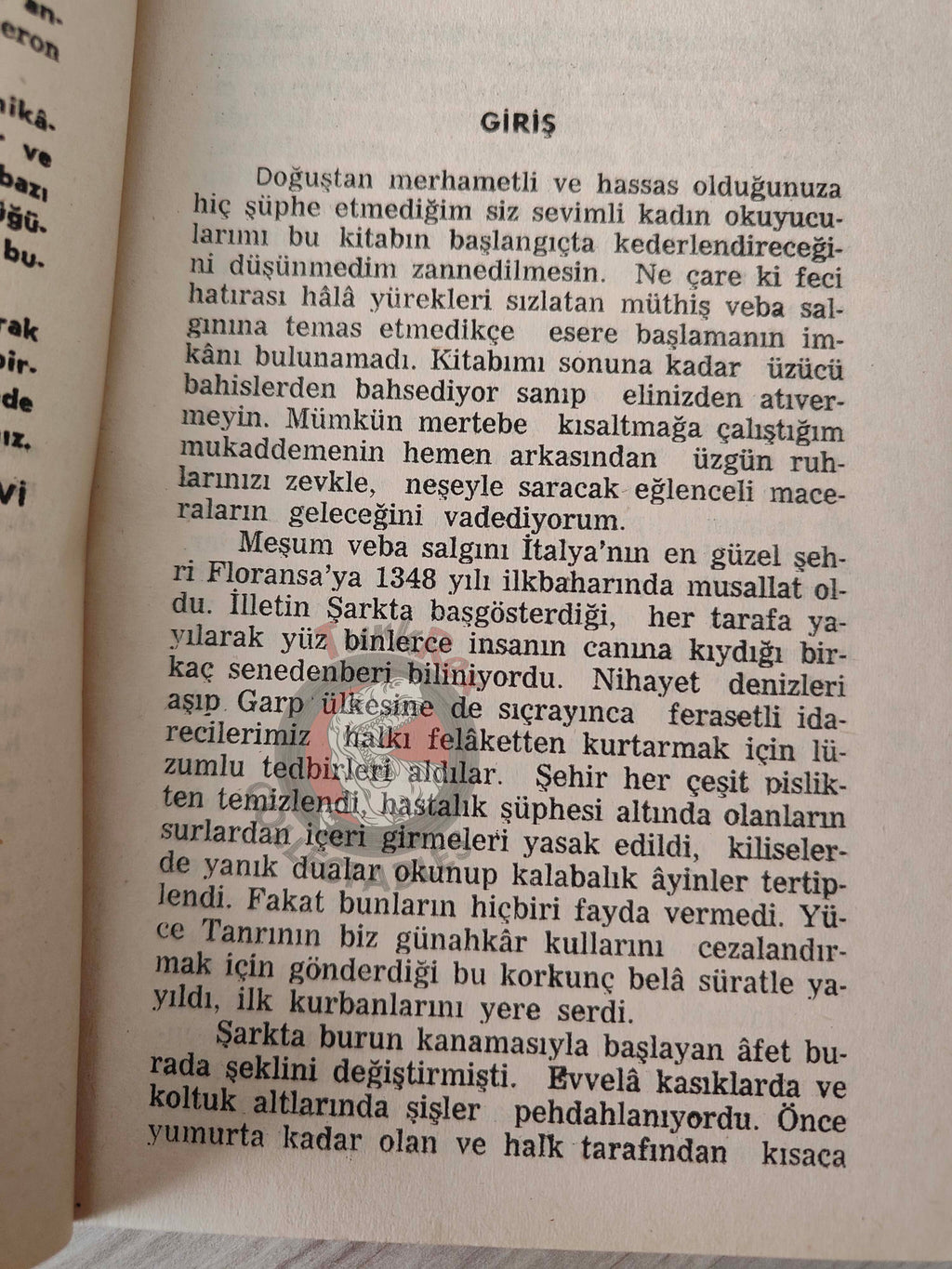 Giovanni Boccaccio – Decameron 1954 1st Turkish Book Turkey