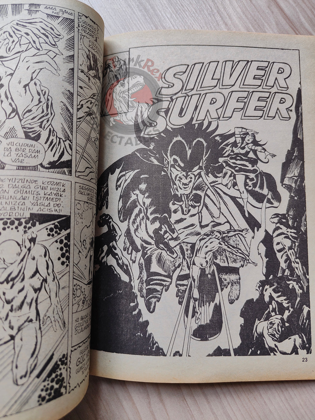 Silver Surfer #2 1987 Turkish Comic Turkey #3 Fantasy Masterpieces #2
