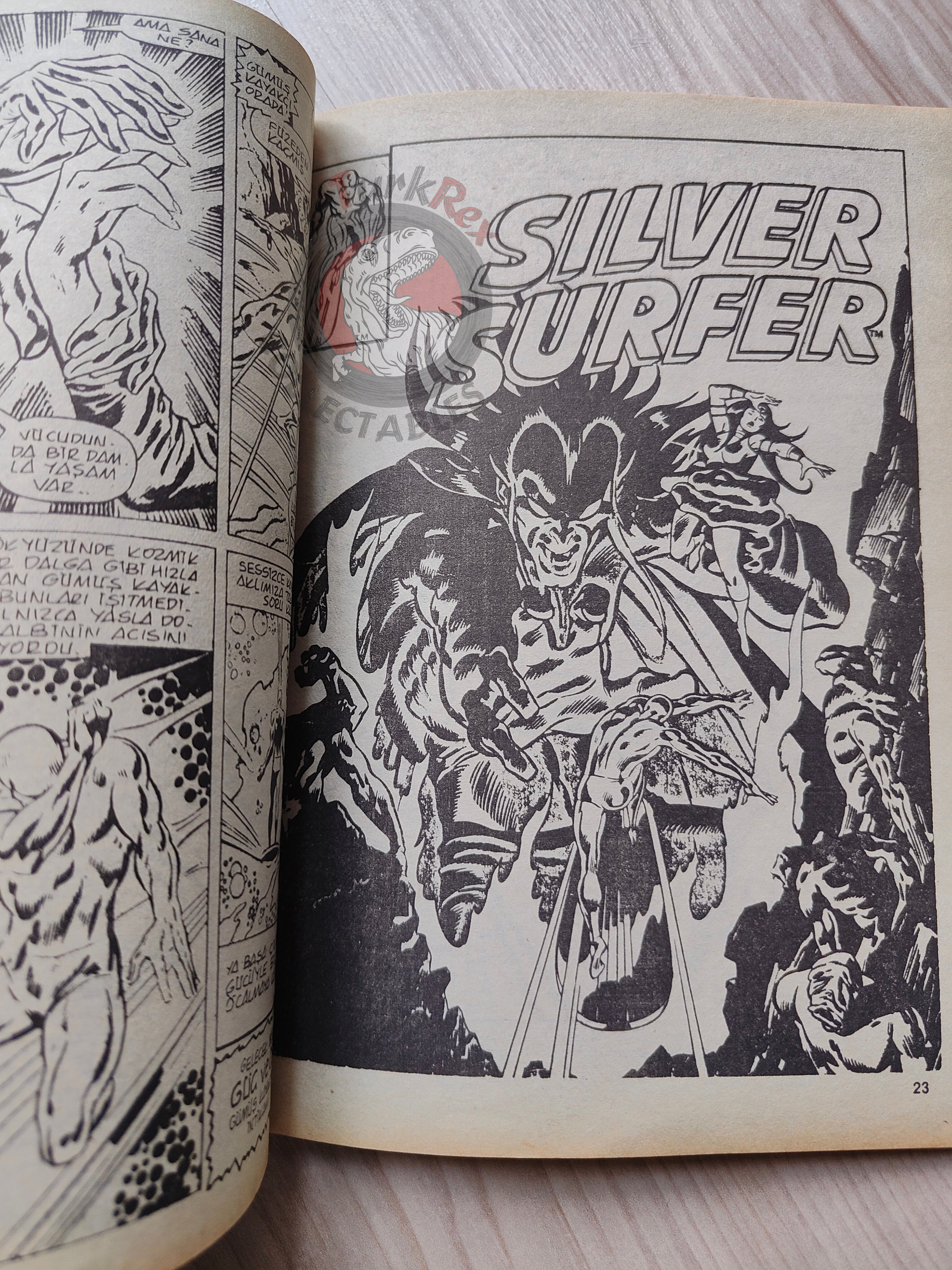Silver Surfer #2 1987 Turkish Comic Turkey #3 Fantasy Masterpieces #2