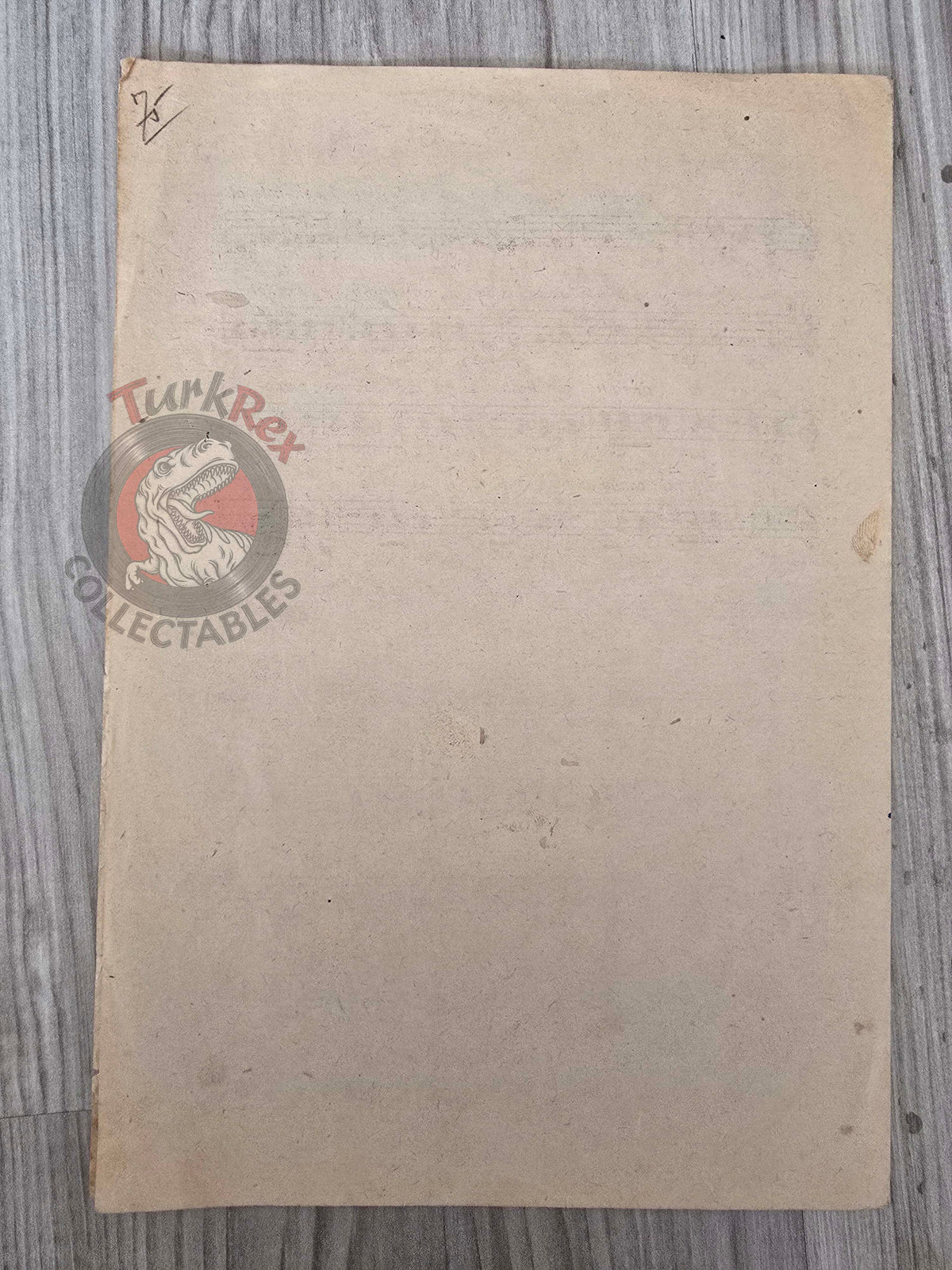 Mina Vasilaki Henny – Tintarella di Luna Turkish Vintage Musical Notes Sheet Turkey