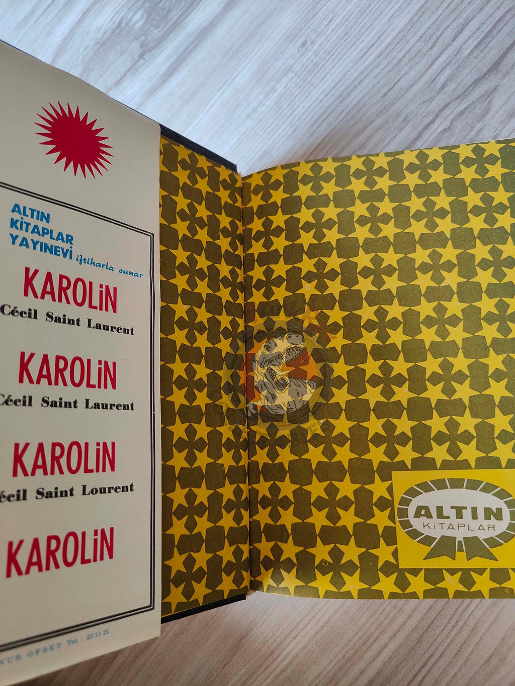 Cecil Saint-Laurent – Caroline Chérie 1965 1st HC/DJ Turkish Book Turkey